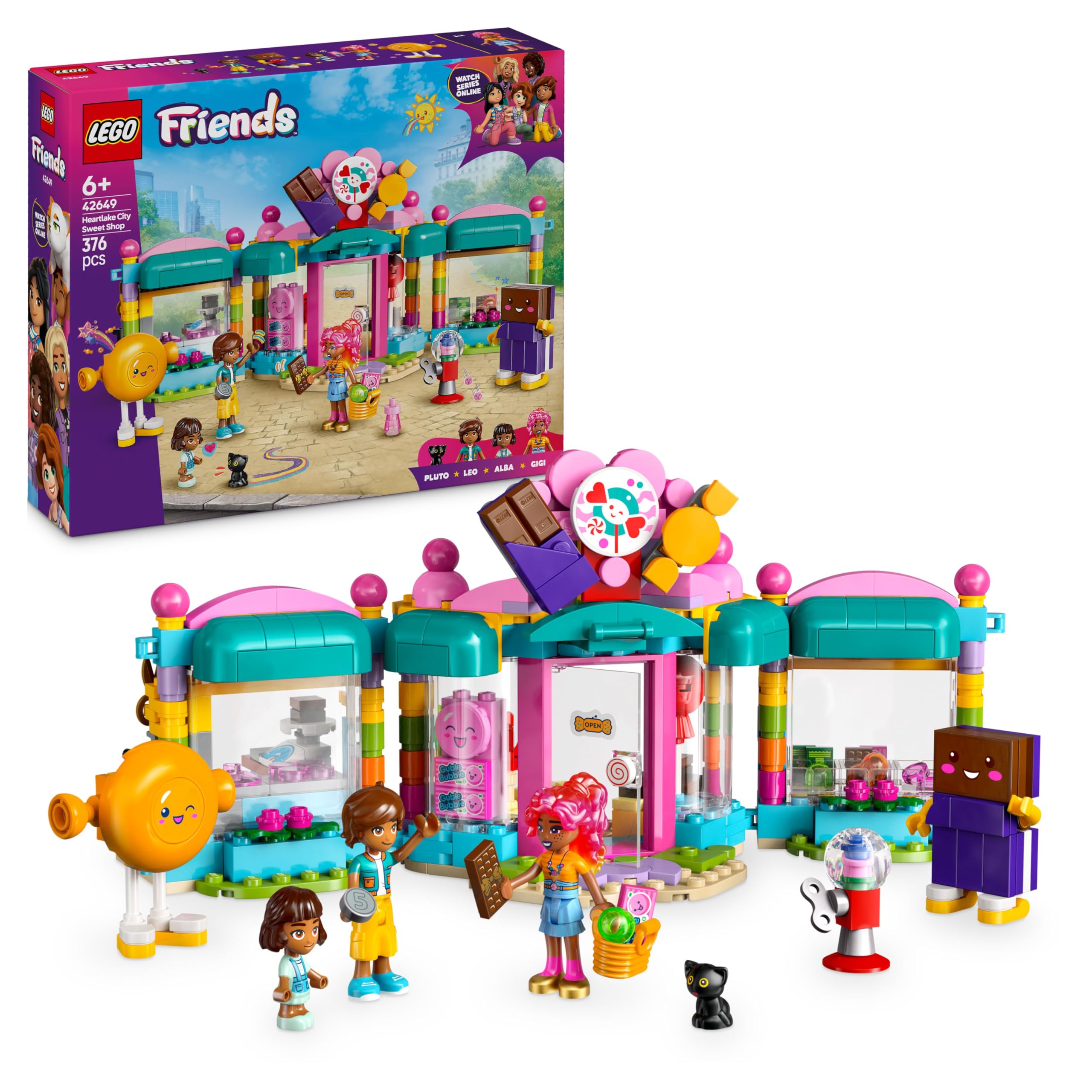 LEGO Friends Heartlake City Sweet Shop Set - Building Toy for Kids 6+ 1