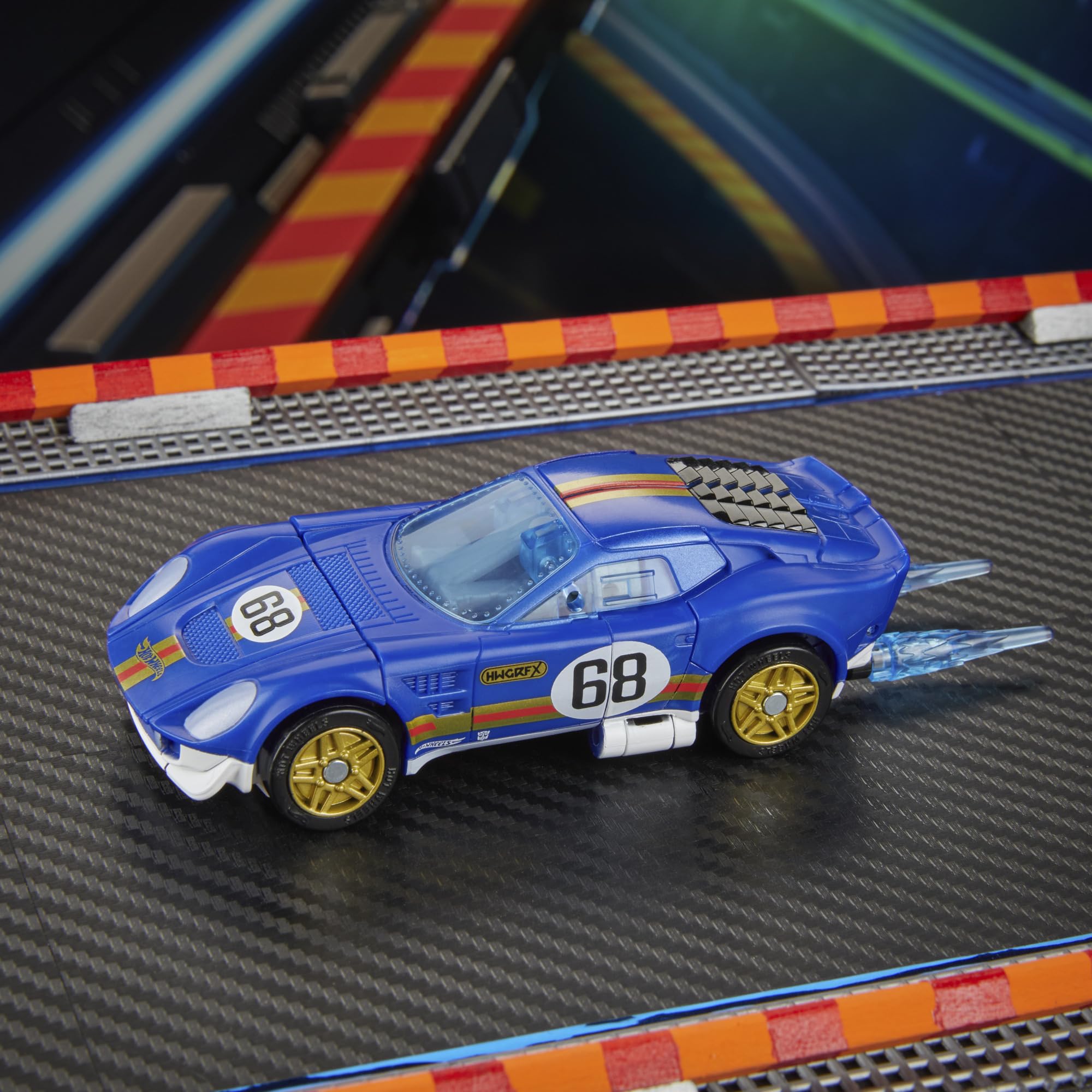 Transformers Hot Wheels El Segundo Coupe Deluxe Class Figure | Converts in 17 Steps | 12.5 cm Robot Mode 5