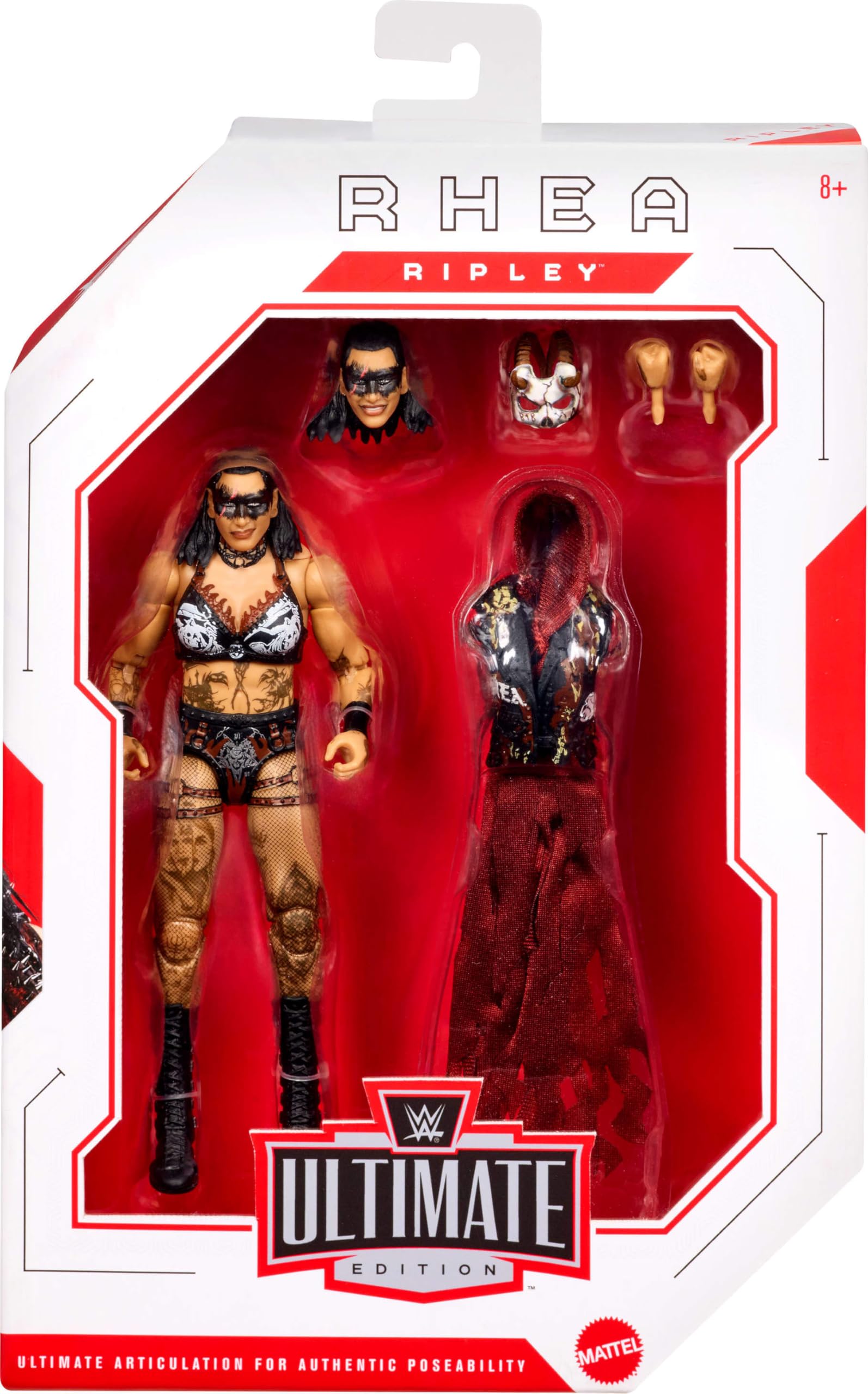 Mattel WWE Ultimate Edition Rhea Ripley Action Figure with Accessories | 6-Inch Scale | TrueFX 2