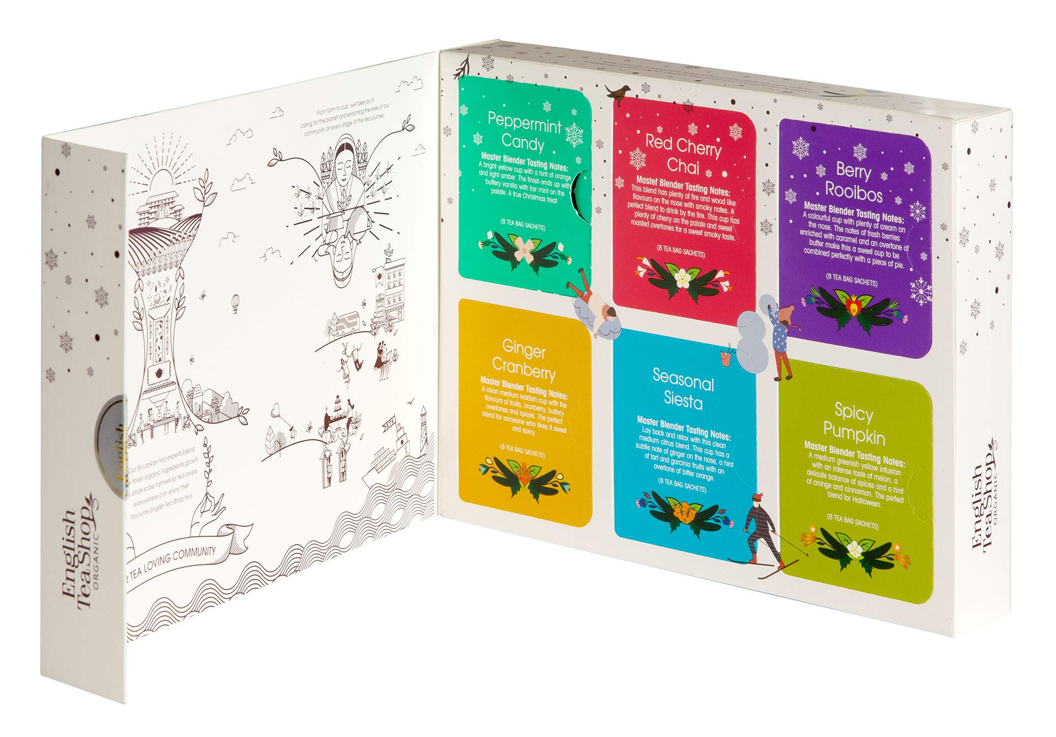 English Tea Shop Organic Premium Holiday Collection Gift Pack - 48 Tea Bags 5