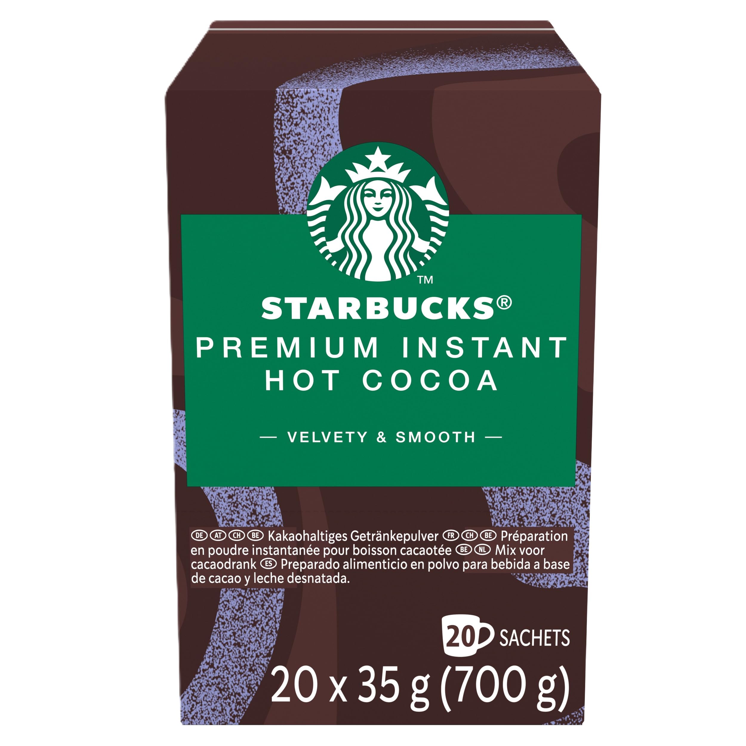 STARBUCKS Premium Instant Hot Chocolate Sachets - 20 x 35g 8