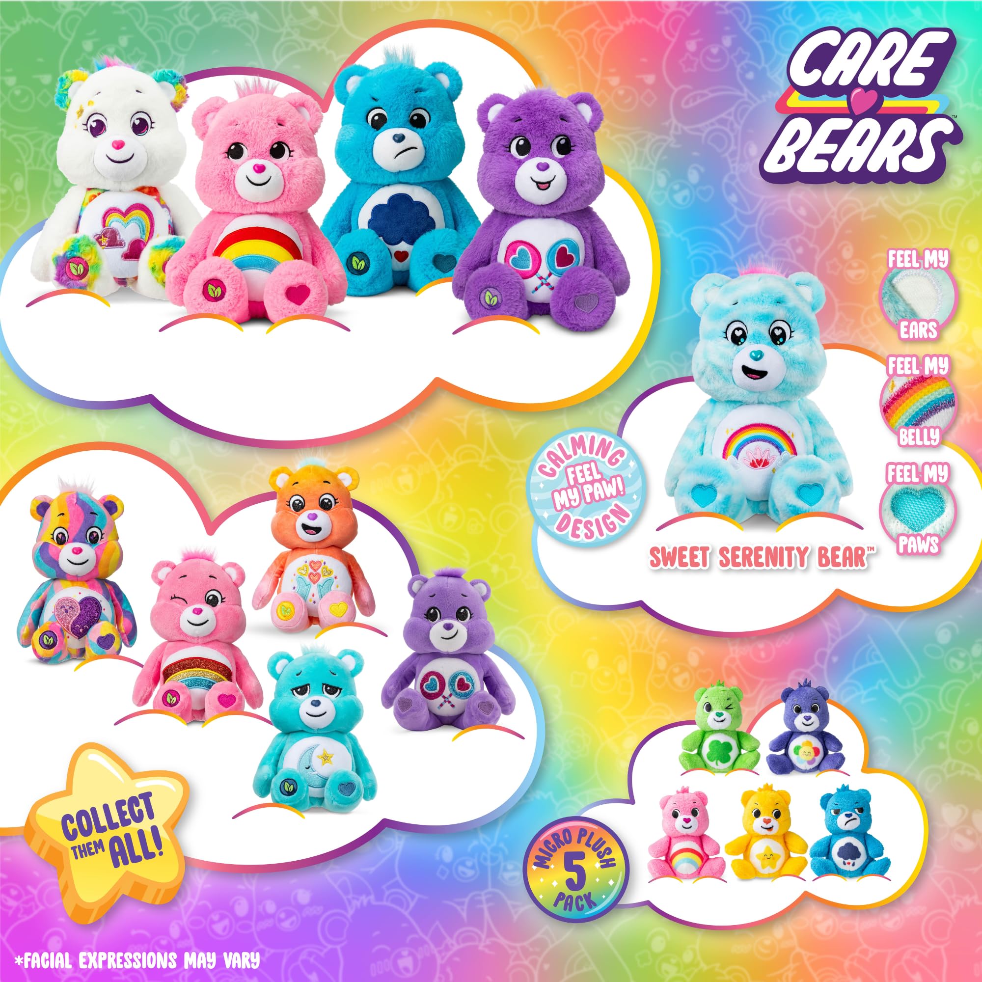 Care Bears 14-Inch Tenderheart Bear Plush - Soft Cuddly Toy for Kids 4+ 8