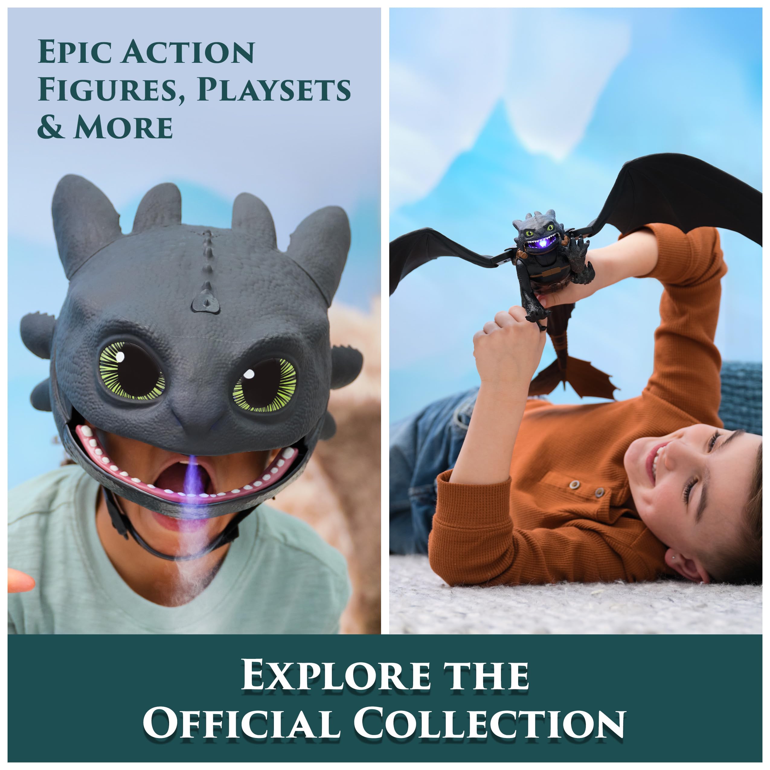 DreamWorks Dragons Hug & Glide 30.5 cm Toothless Plush - Flying Action & Hugging Wings 16