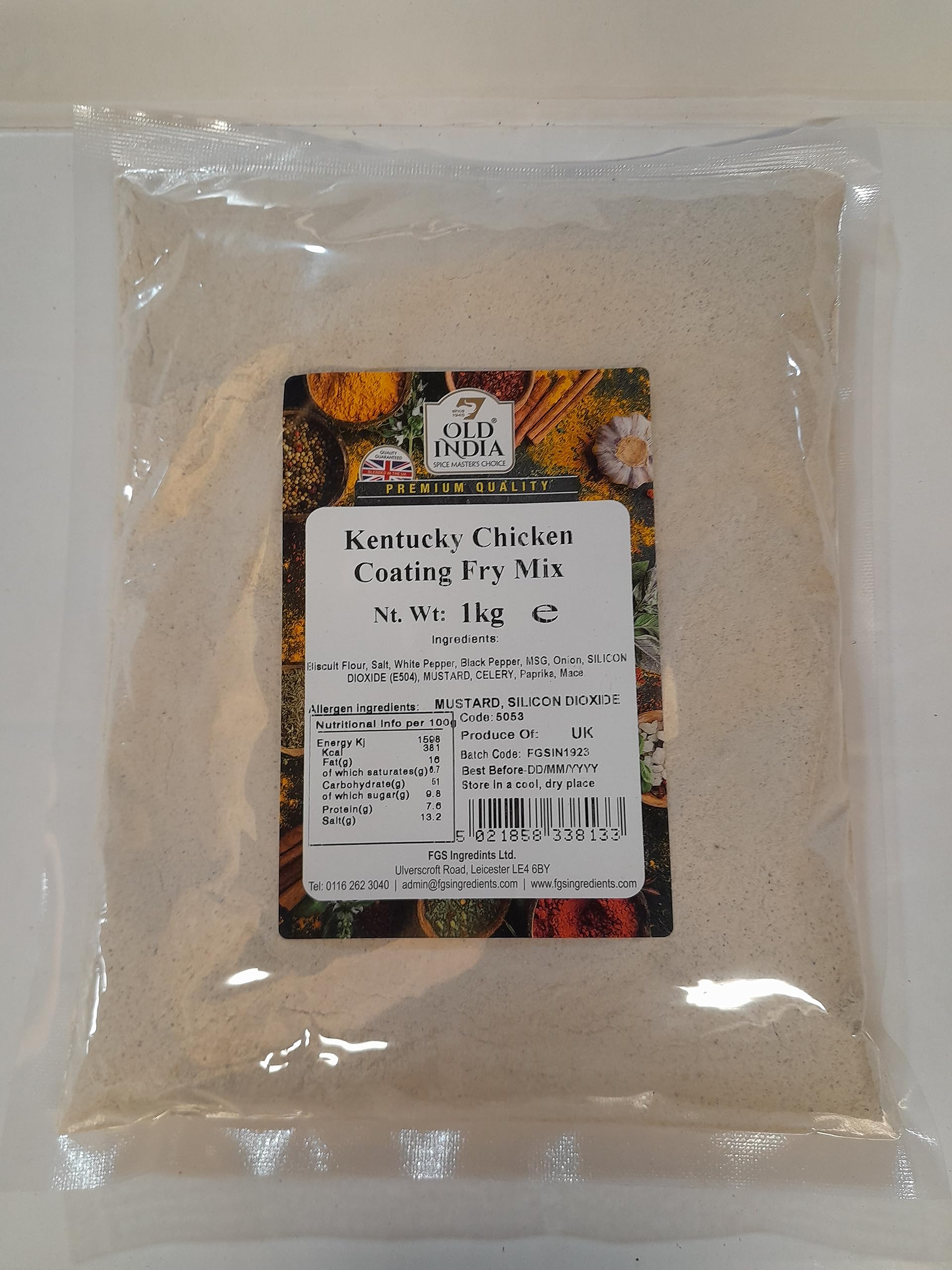 Old India Kentucky Chicken Coating Fry Mix 1 Kg 3