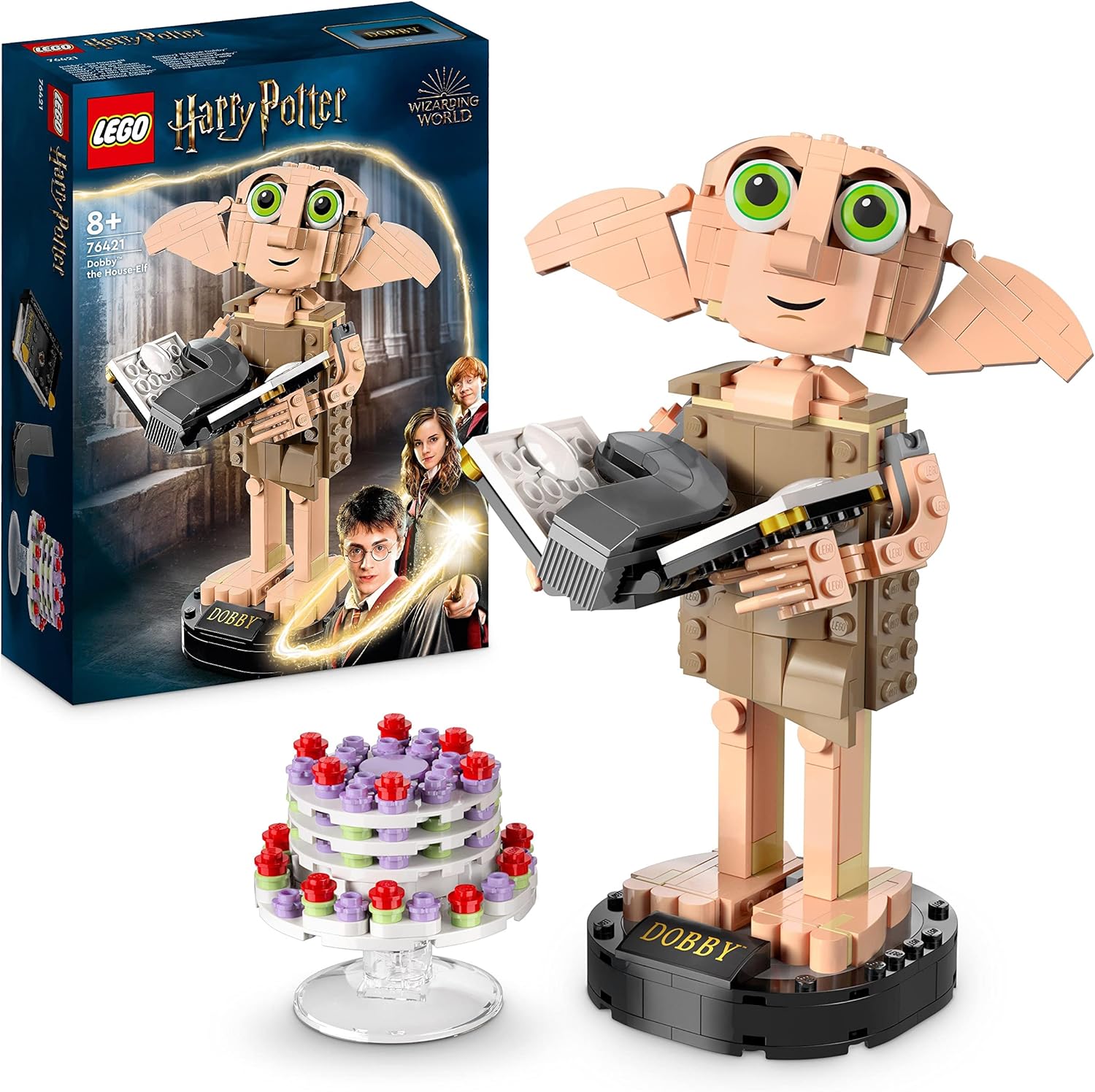 LEGO 76421 Harry Potter Dobby the House-Elf Building Set - Posable Figure with Accessories, 403 Pieces 1