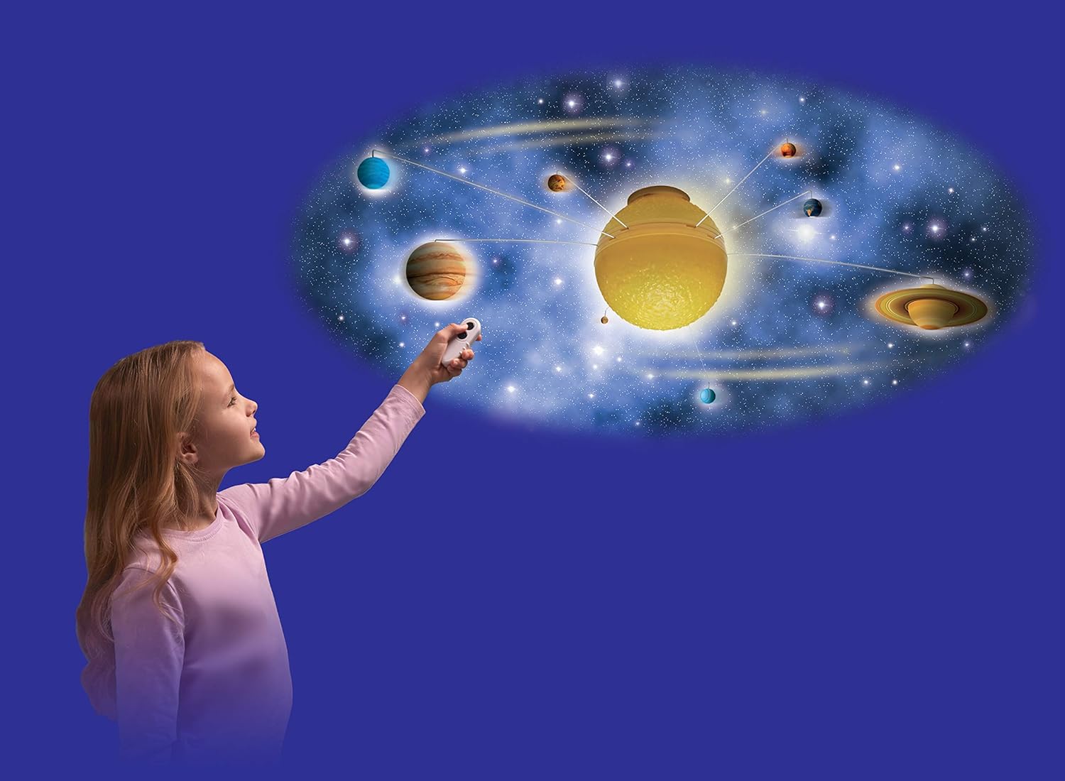 Brainstorm Toys My Very Own Solar System Nightlight - Remote-Controlled 85cm STEM Mobile 4