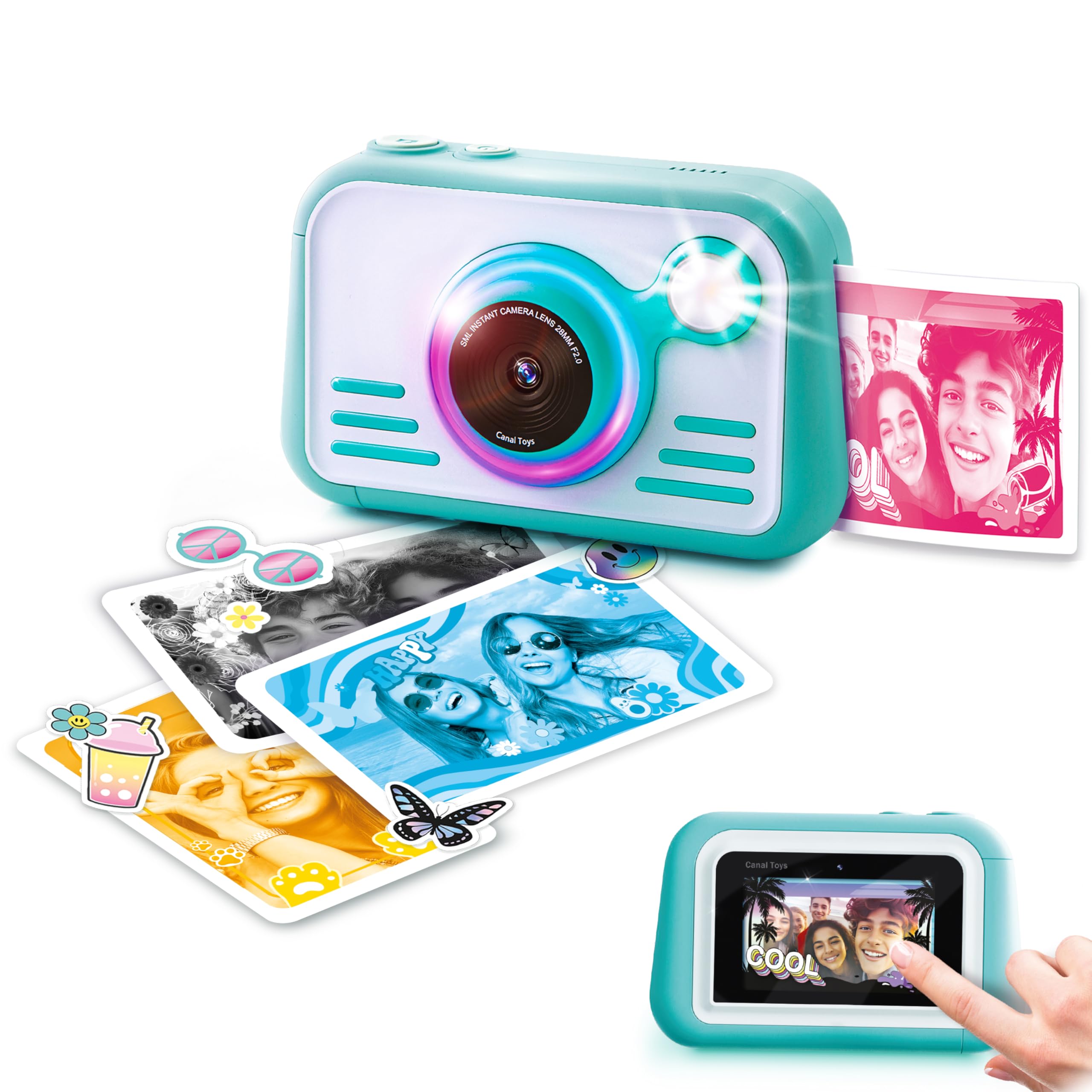 Photo Creator Instant Print Camera 2.0 - 32MP Digital Camera with 3" Touchscreen & Real Photo Prints 10