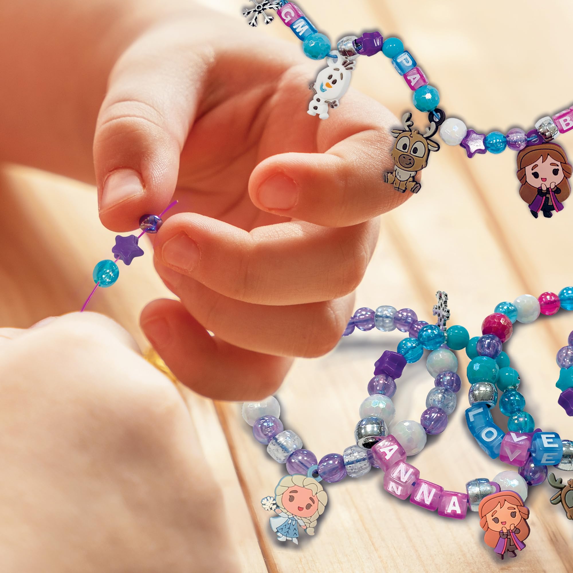 Liscianigiochi FROZEN: My secret Beads Jewellery Creation Kit for Kids 3+ 4