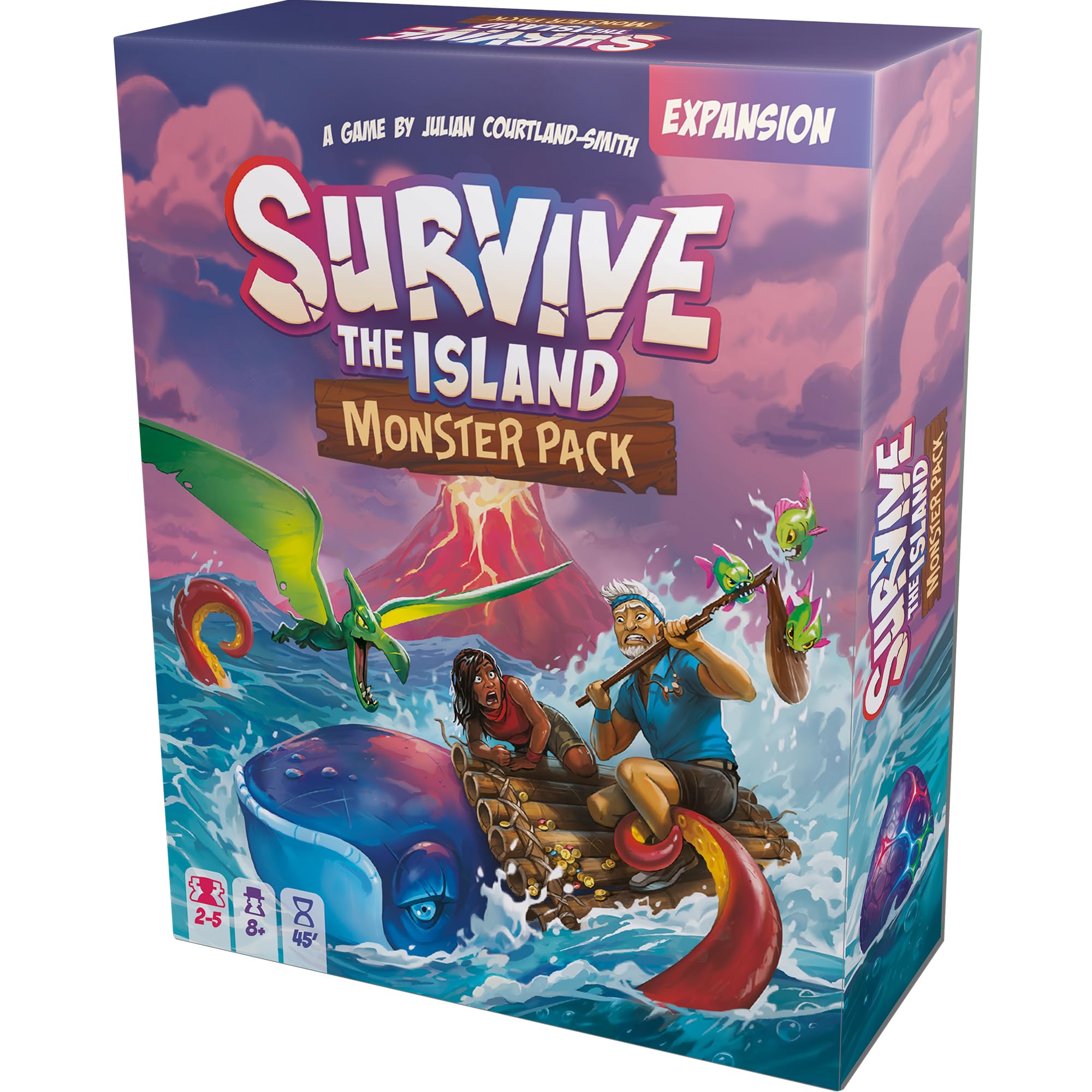 Asmodee Survive The Island Monster Pack Expansion Board Game 4