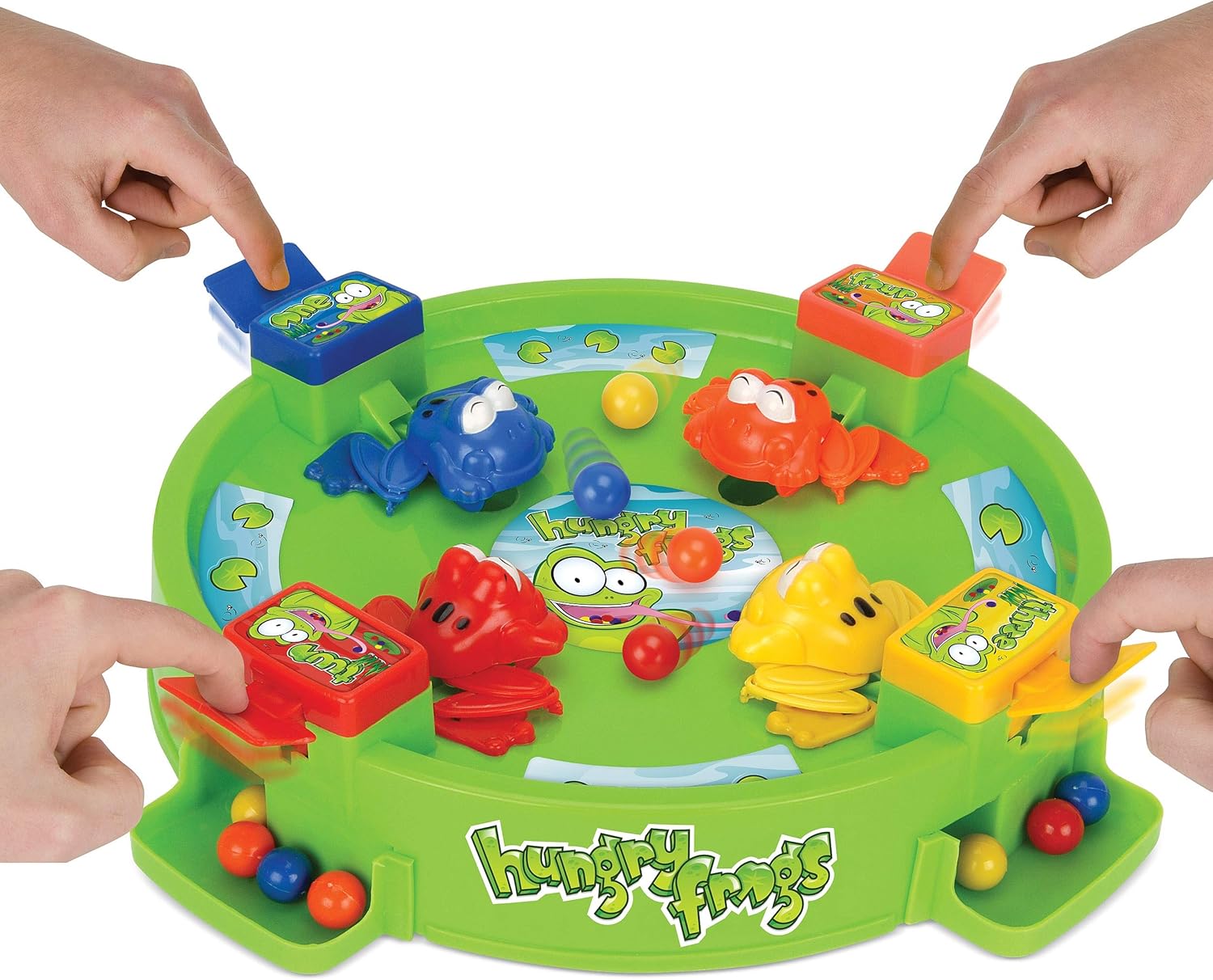 Toyrific Hungry Frogs Board Game for Kids, 4-Player Family Game 1