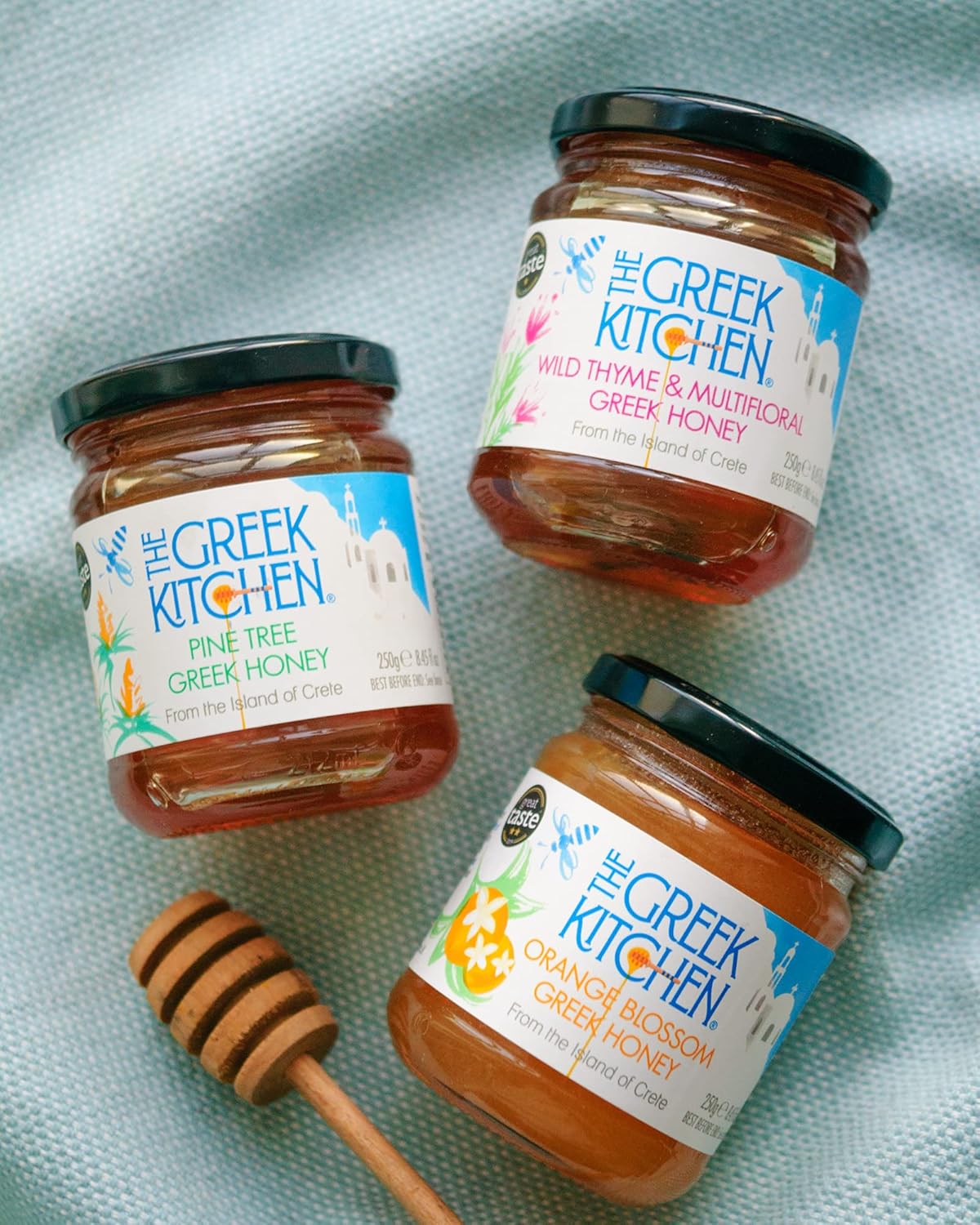 The Greek Kitchen - Orange Blossom Honey Unheated & Unpasteurised 250g 4