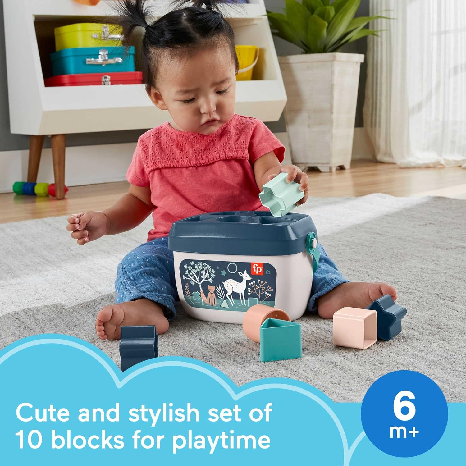 Fisher-Price Baby's First Blocks - Stack, Sort & Learn Playset for Babies 6m+ 6