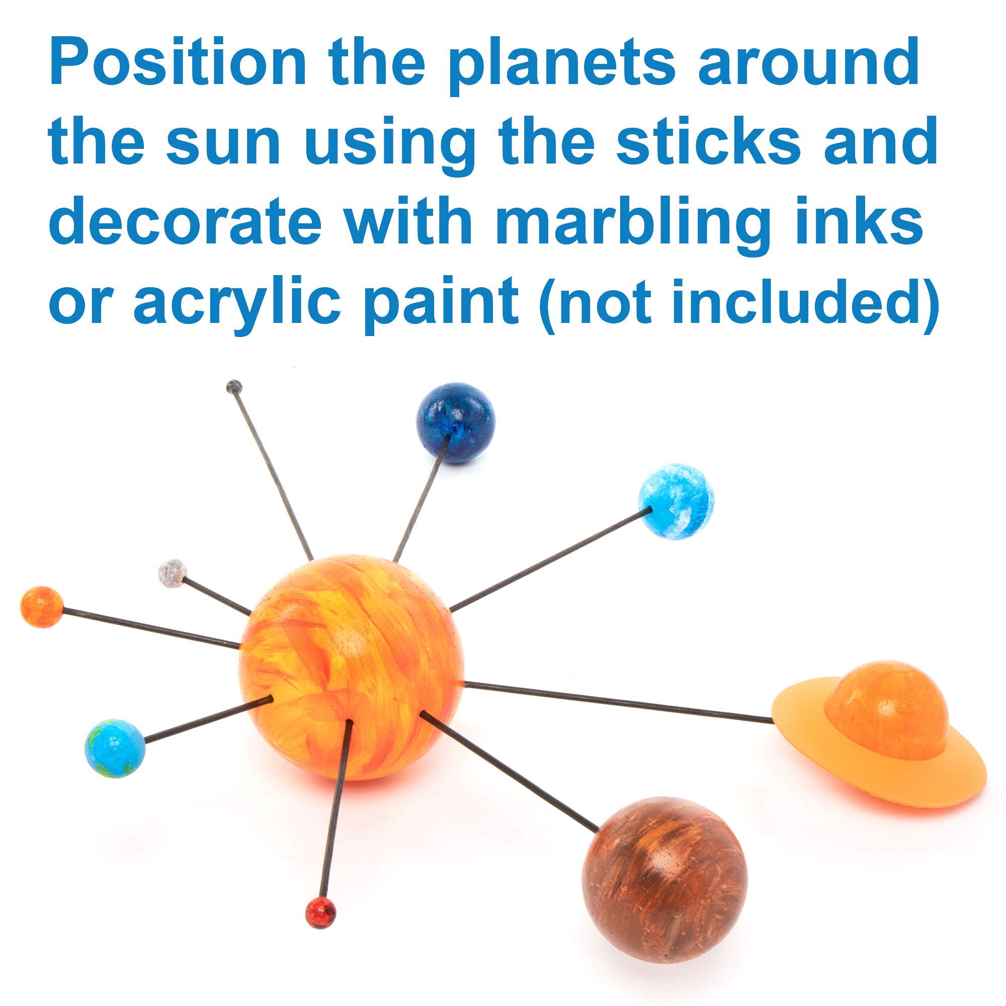 Baker Ross EV8302 Make Your Own Solar System Kits - Pack of 2 | Ages 6+ 5
