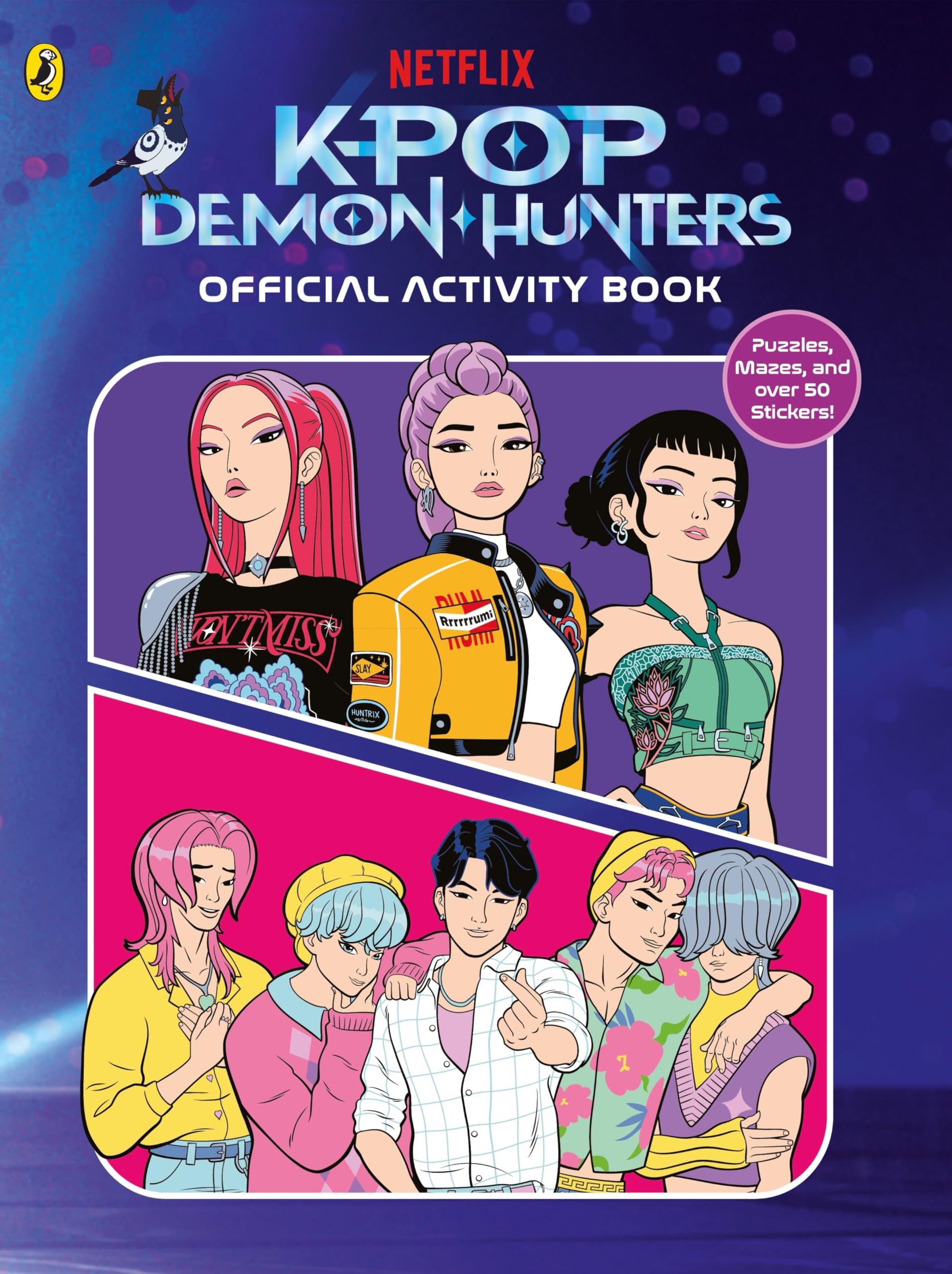 Puffin KPop Demon Hunters Official Activity Book | Ages 6-12 | Paperback