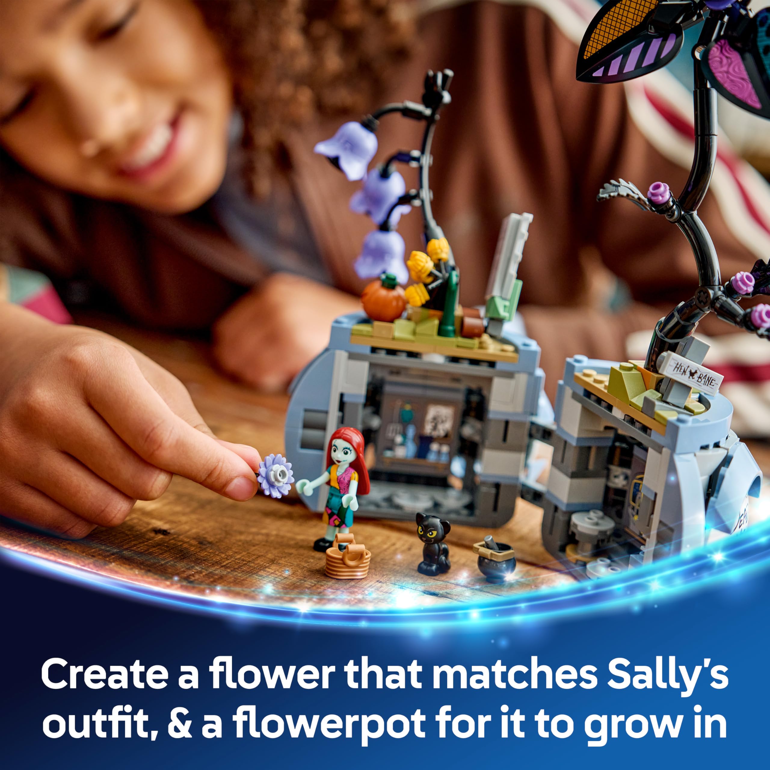 LEGO Disney Sally's Flowerpot Building Set 43288 | 9+ Years | DIY Decor 4