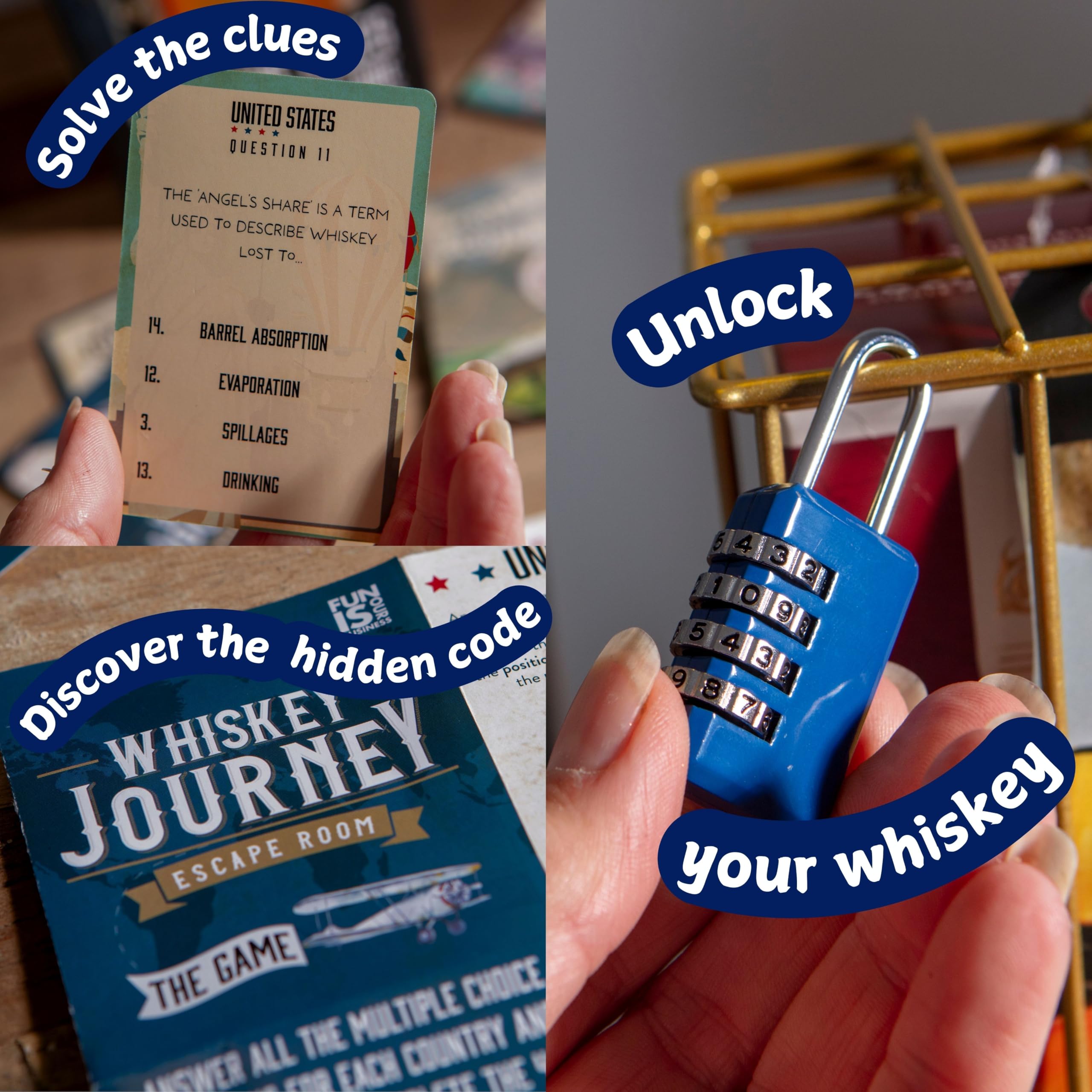 Boxer Gifts Whiskey Escape Room Game for Adults - Puzzle Challenge Gift for Whisky Lovers 10