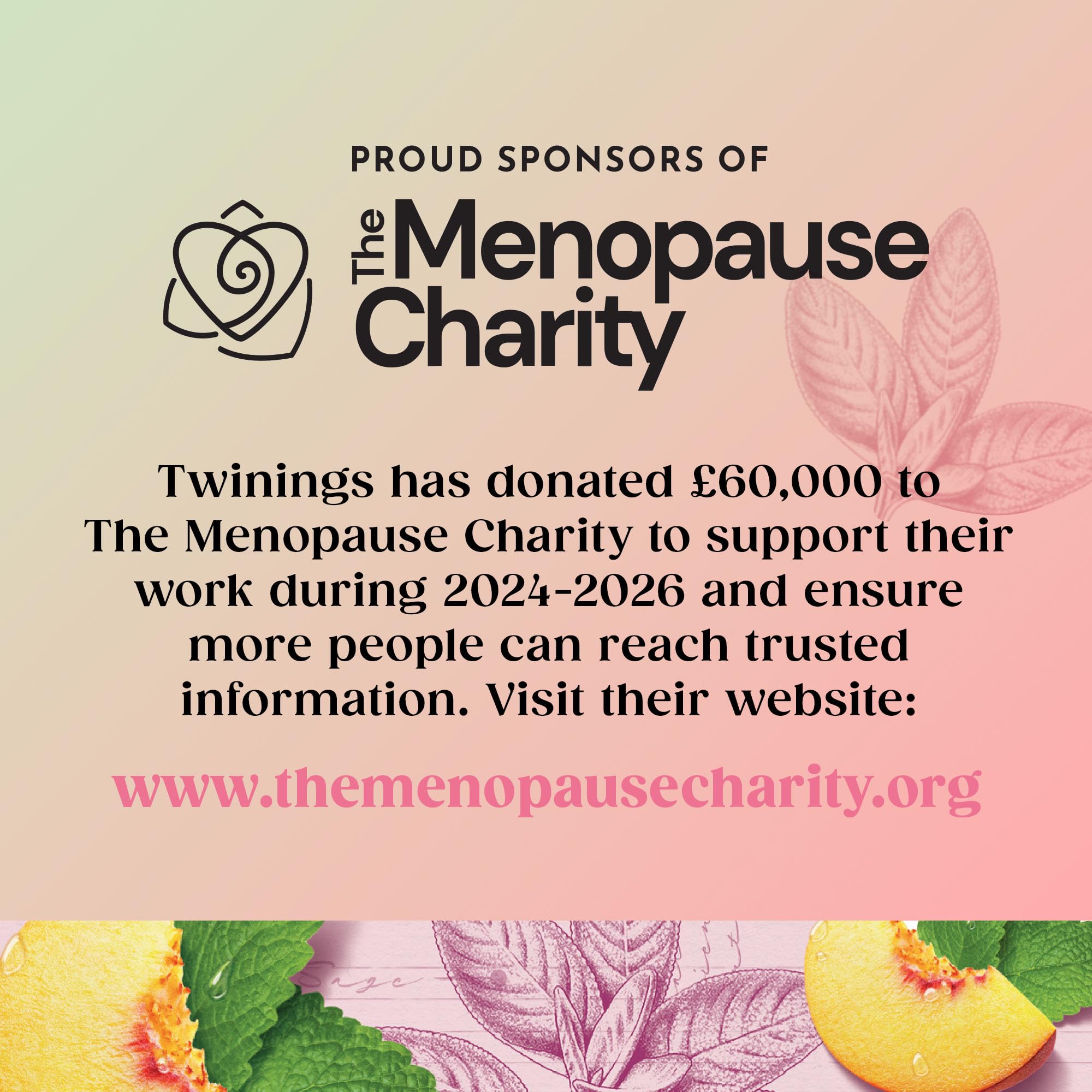 Twinings Superblends Menopause Cool Moments Peach Herbal Tea with Lemon Balm, Honeybush & Vitamin B6, 20 Biodegradable Bags 5