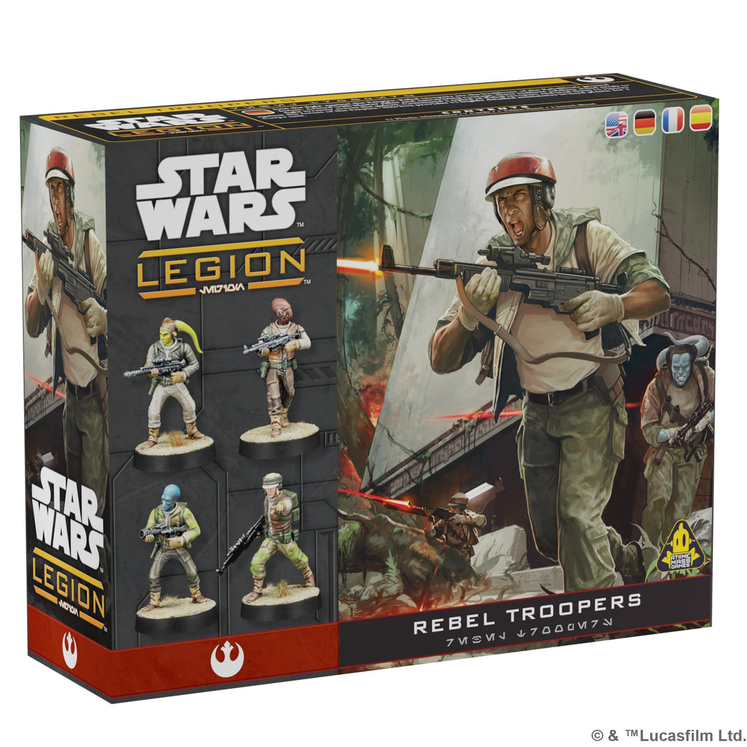 Star Wars Legion: Rebel Troopers Miniatures Set by Atomic Mass Games