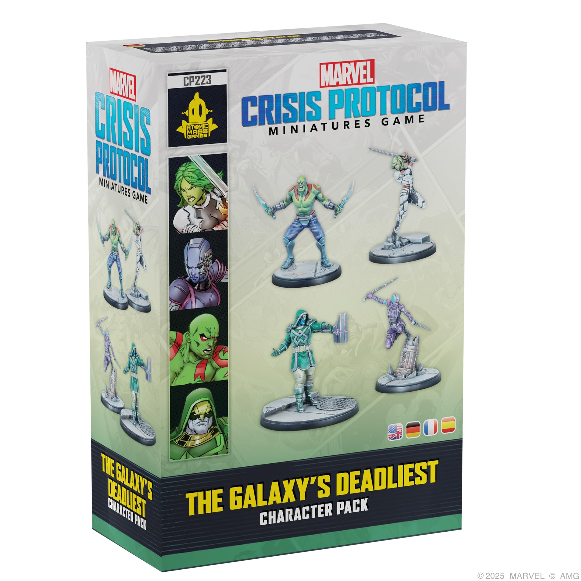 ATOMIC MASS GAMES Marvel Crisis Protocol - Guardians of the Galaxy Affiliation Pack | 4 Miniatures | Special Edition 1