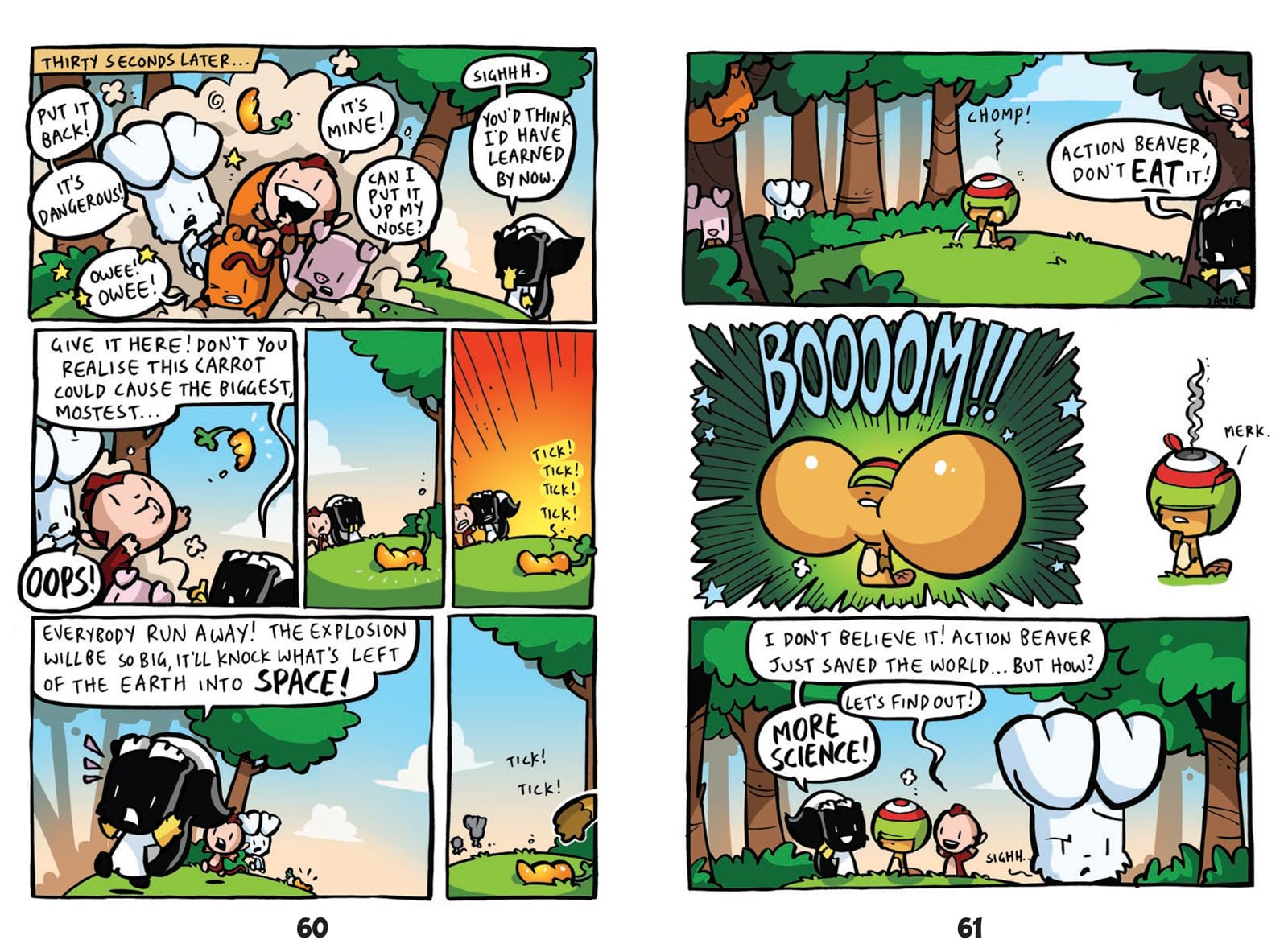 David Fickling Books Bunny Vs Monkey: The Human Invasion | Action & Adventure Comic