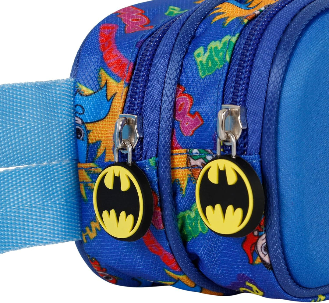 KARACTERMANIA Batman Zap-3D Double Compartment Pencil Case (04491)