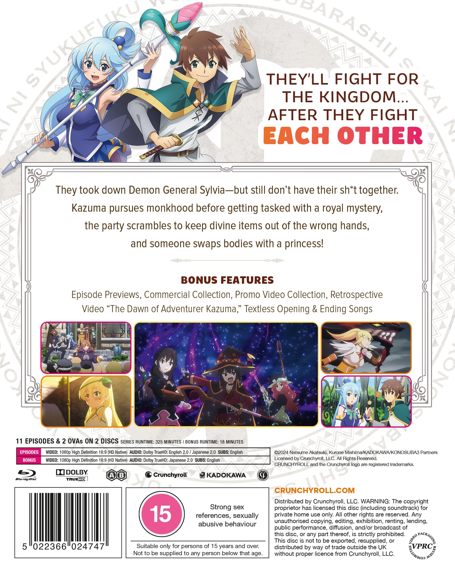 KONOSUBA - God's Blessing on this Wonderful World! - Season 3 [Blu-ray] [Re