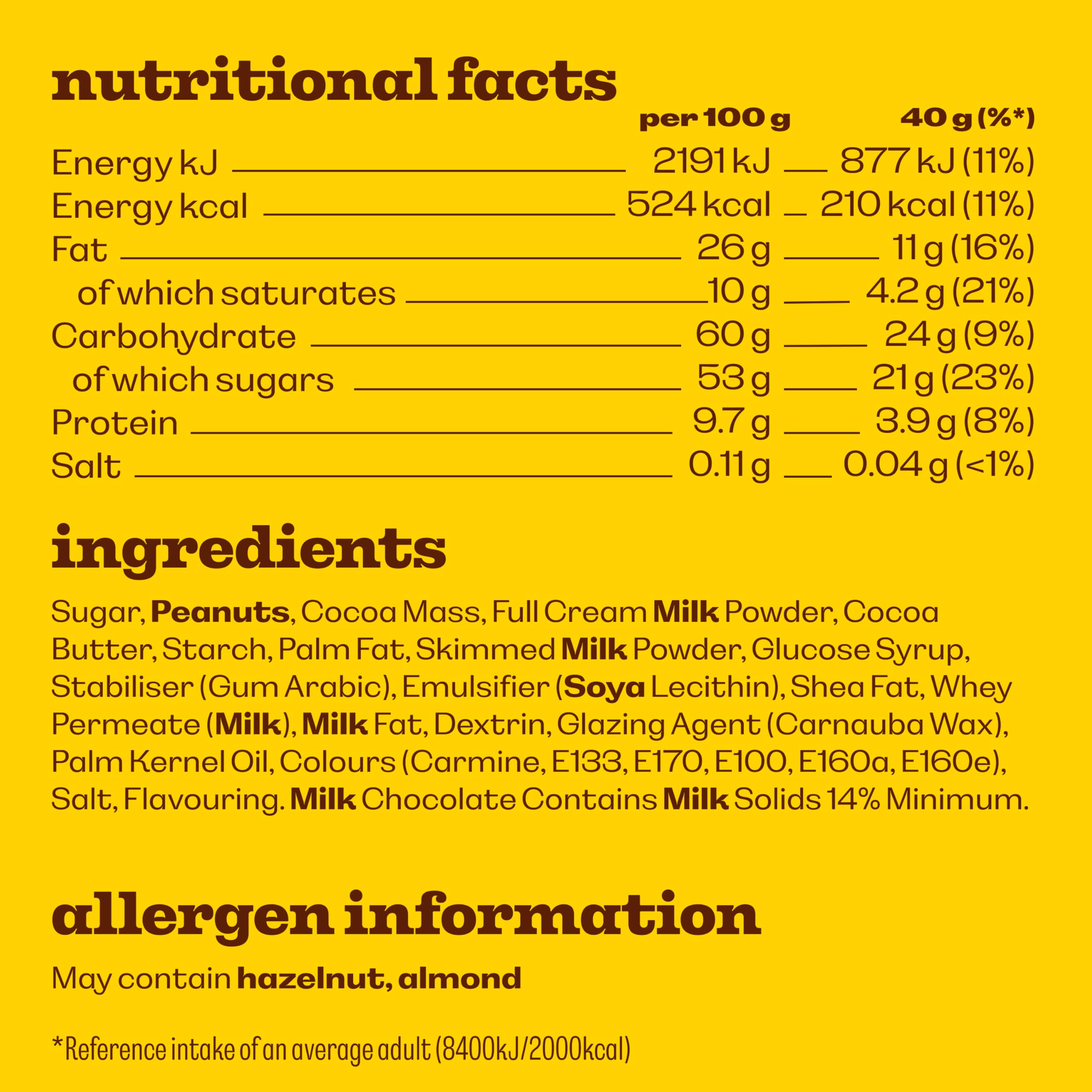M&M's Peanut Milk Chocolate Party Bulk Bag - 800g Snack Pack