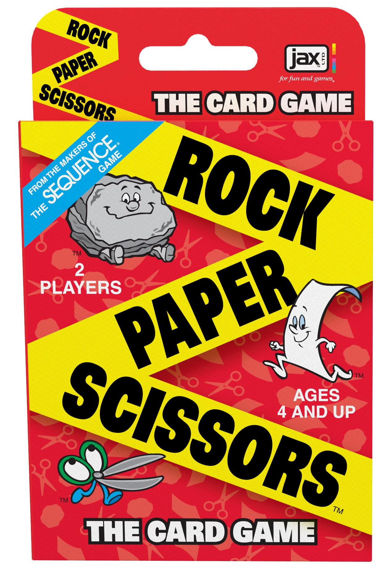 Jax Rock Paper Scissors The Card Game | 2 Players | Ages 4+ | Bilingual Version 1
