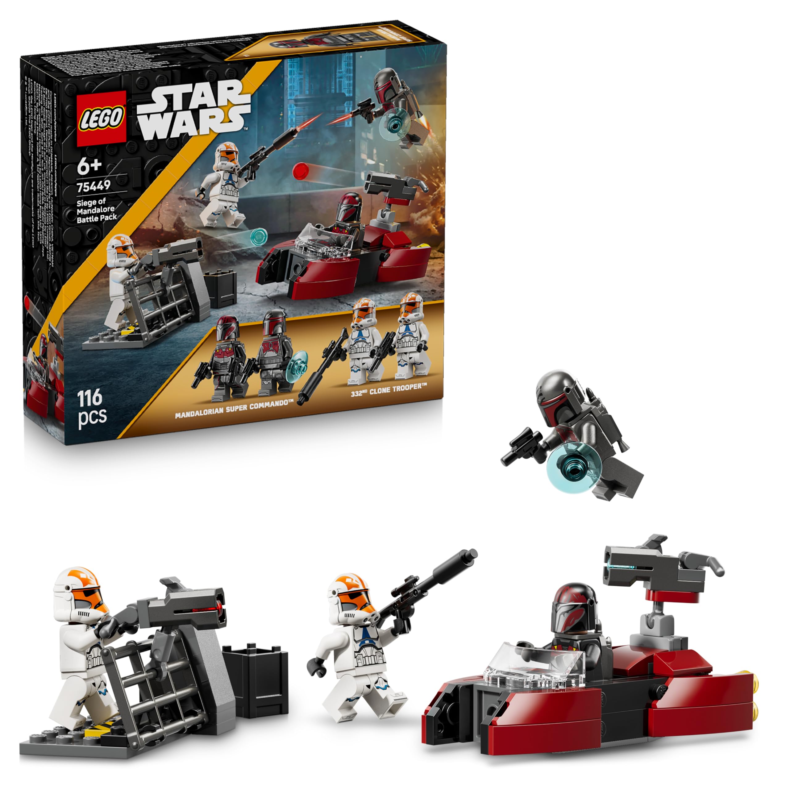 LEGO Star Wars Siege of Mandalore Battle Pack 75449 - Building Set for Ages 6+
