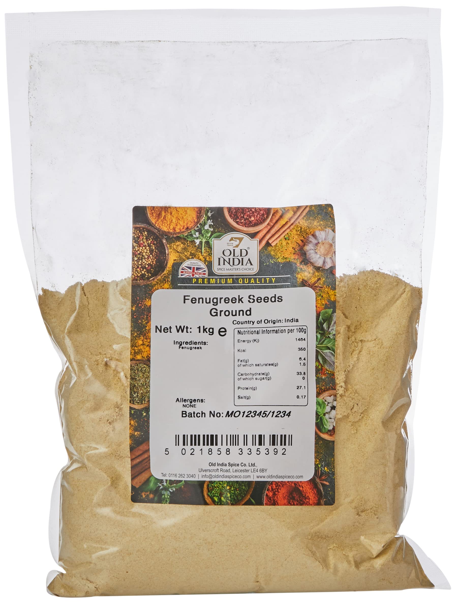 Old India Fenugreek Seeds Ground | 1 kg Pack | 100% Natural 1