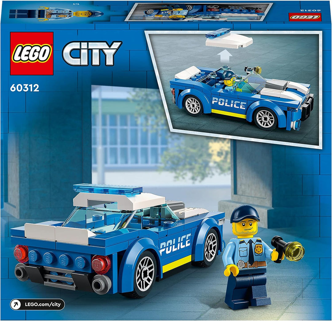 LEGO City Police Car 60312 Building Set with Officer Minifigure - Ages 5+
