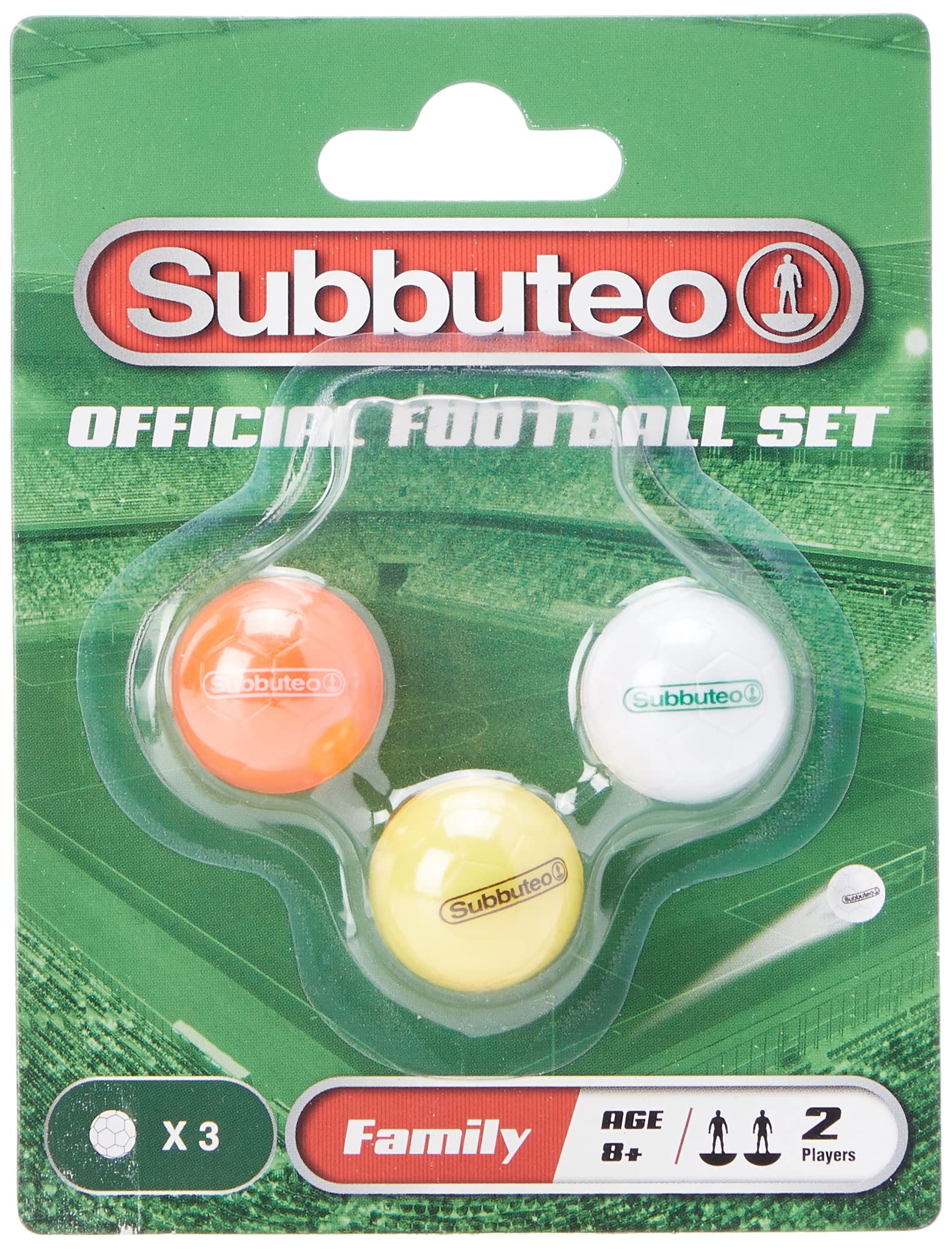Subbuteo Official Footballs Refill Set – 3 Detailed Table Football Balls
