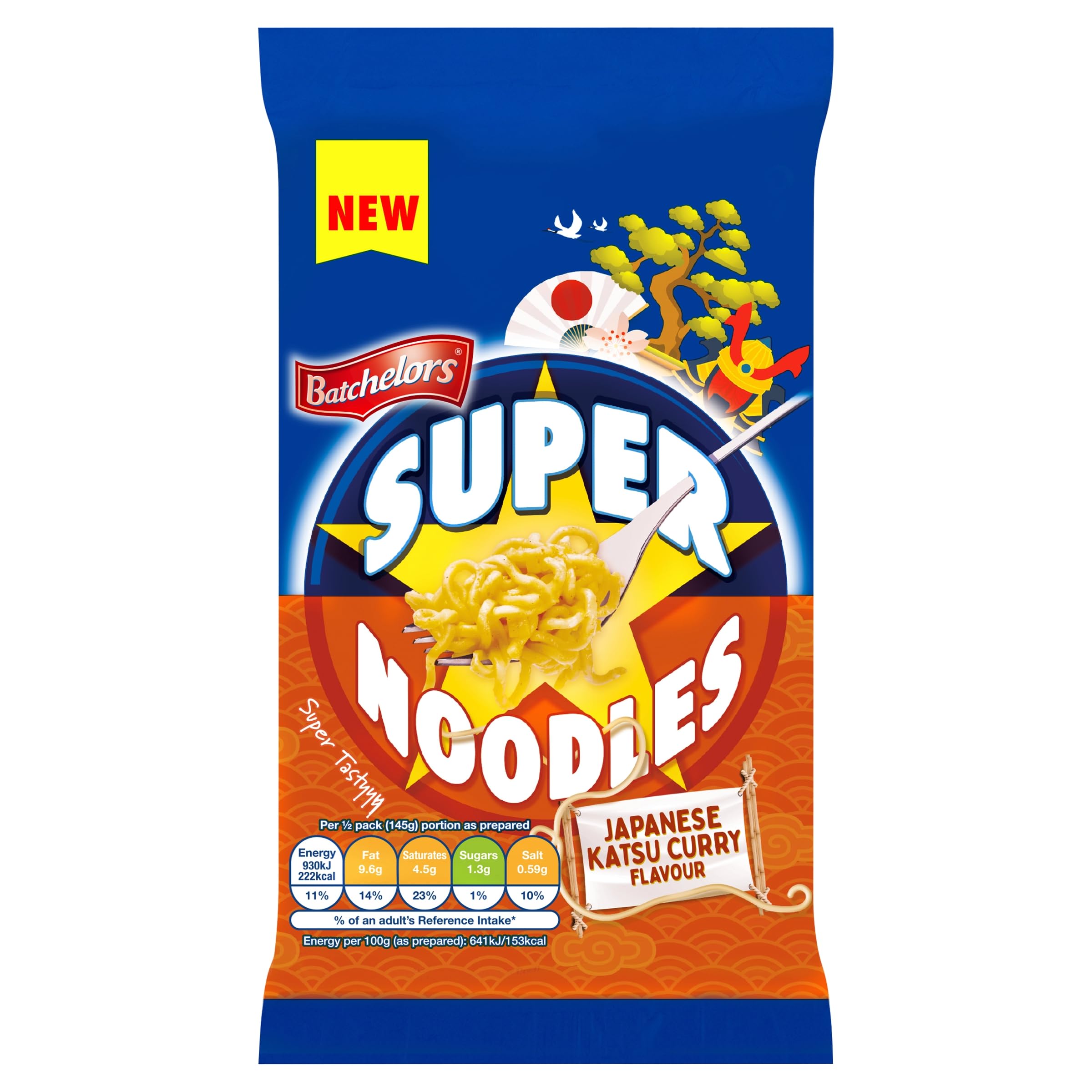 Batchelors Super Noodles - Japanese Katsu Curry Flavour Instant Snack Pot | 90g