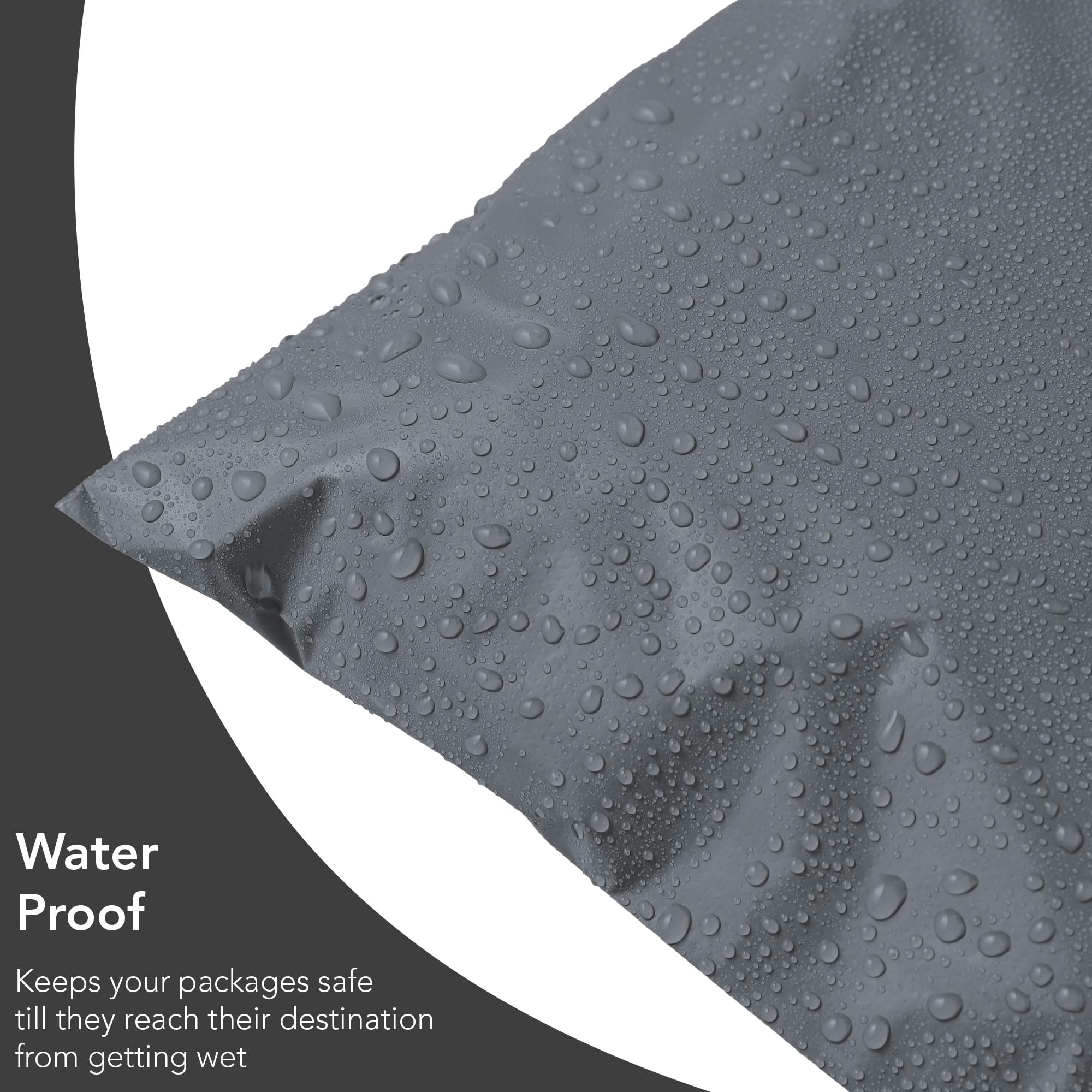 iSOUL Padded Envelope Mailers - 50 Mixed Grey Parcel Bags | Self-Seal | Water & Dirt Resistant 4