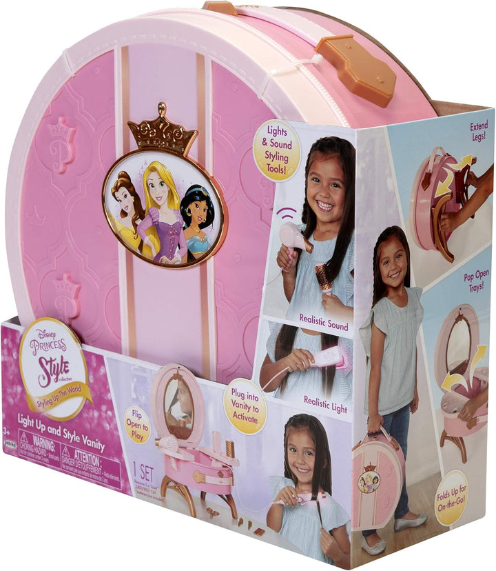 Disney Princess Style Collection - Disney Princess Light Up & Style Vanity (Model 12345)