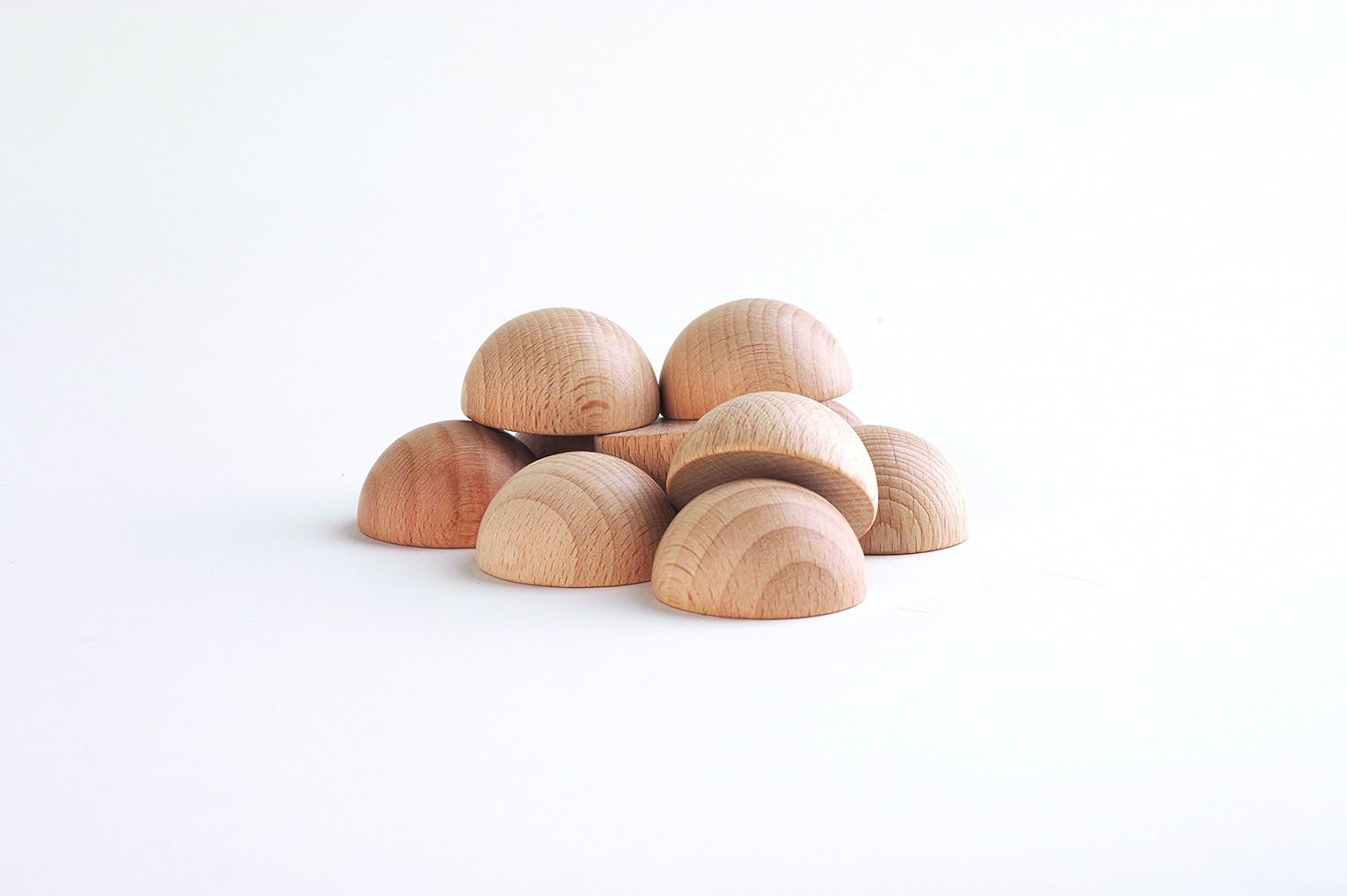 TickiT Wooden Semicircles Heuristic Play Set - Open-Ended Educational Toy for Toddlers 5