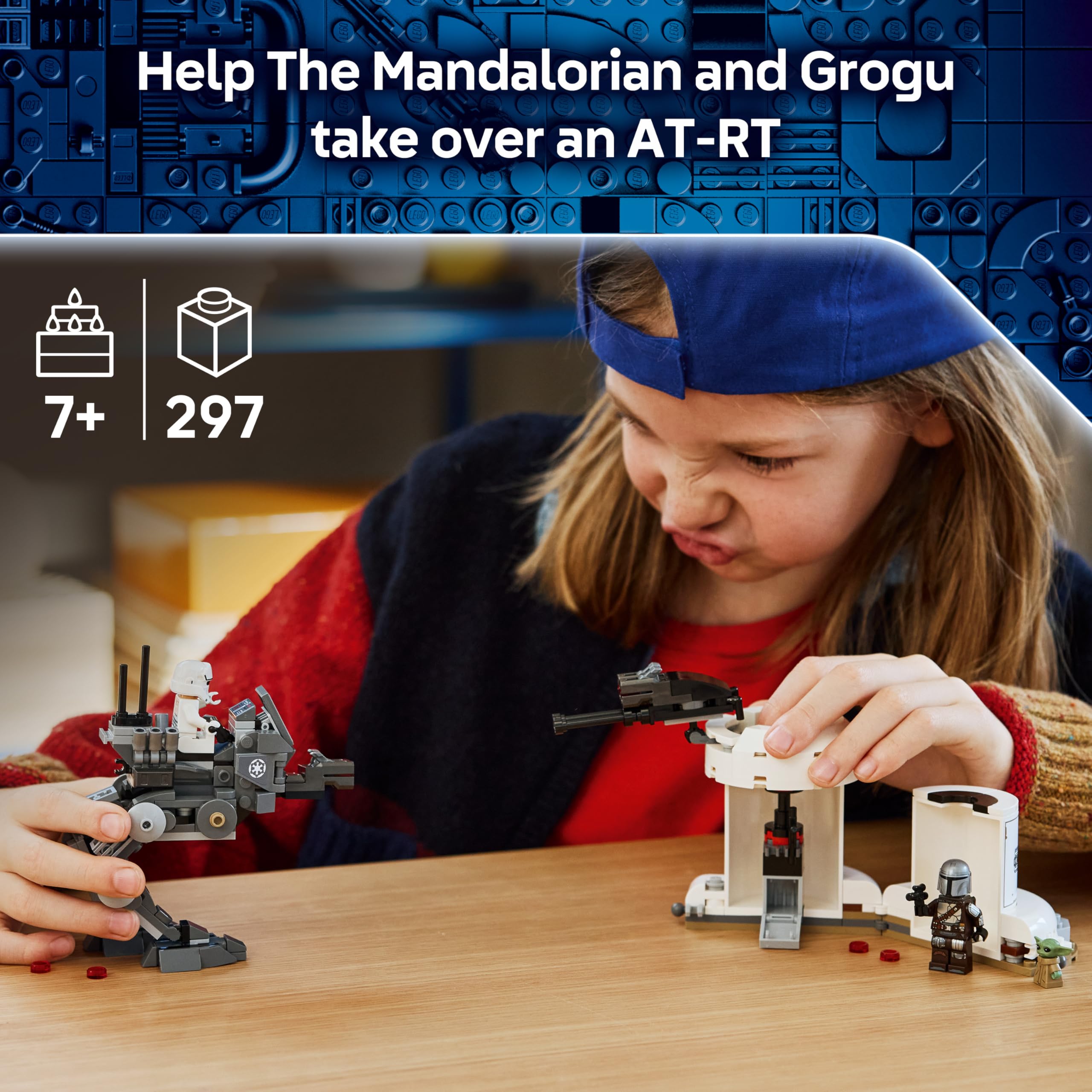 LEGO Star Wars 75444 AT-RT Attack Set | Ages 7+ | Includes The Mandalorian & Grogu 3