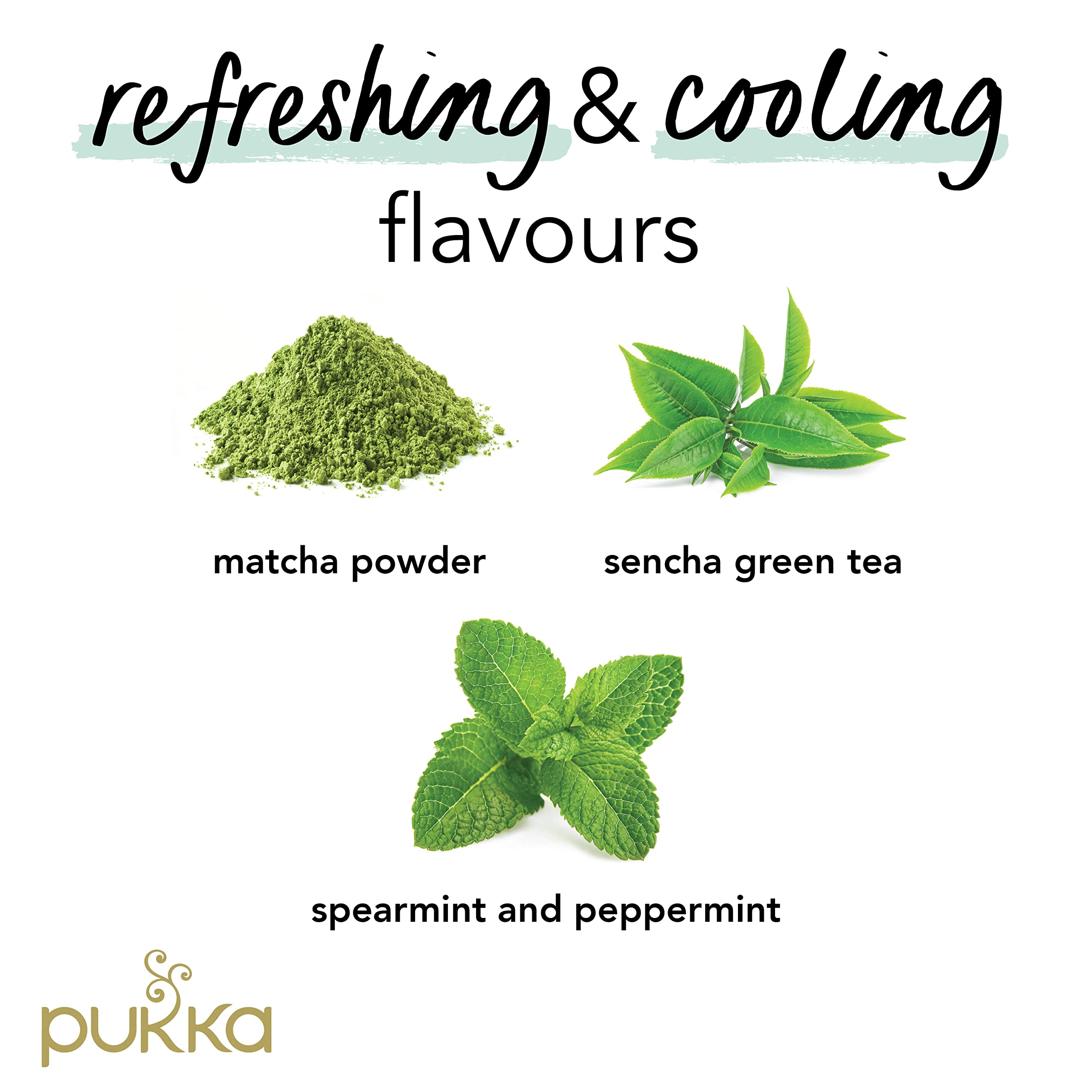 Pukka Herbs Mint Matcha Green Organic Herbal Tea - 80 Count (Pack of 4) Teabags