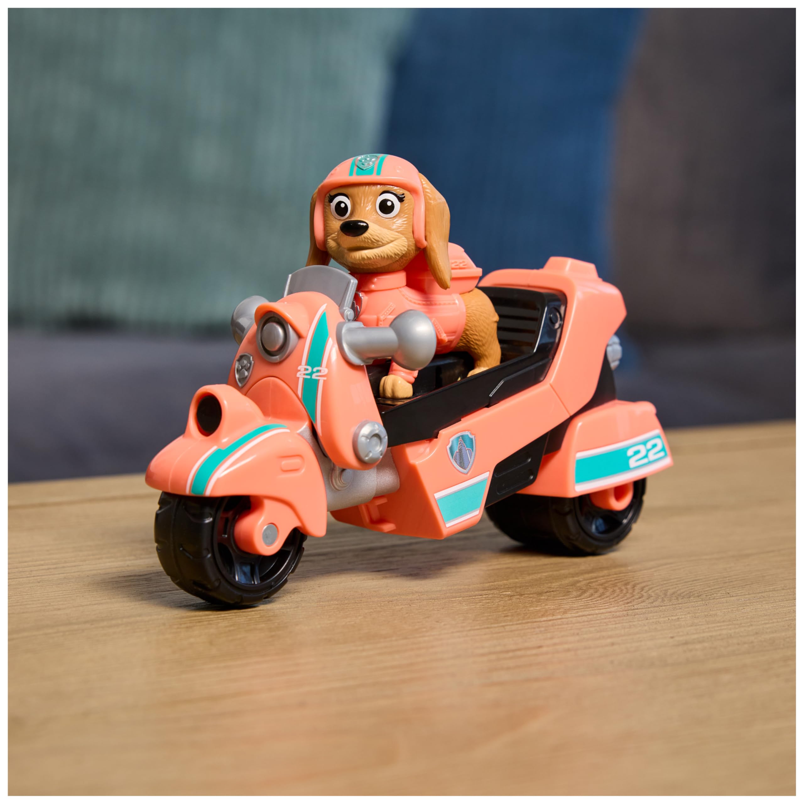 Paw Patrol Liberty Rescue Motorcycle Toy Bike with Collectible Action Figure | Ages 3-9