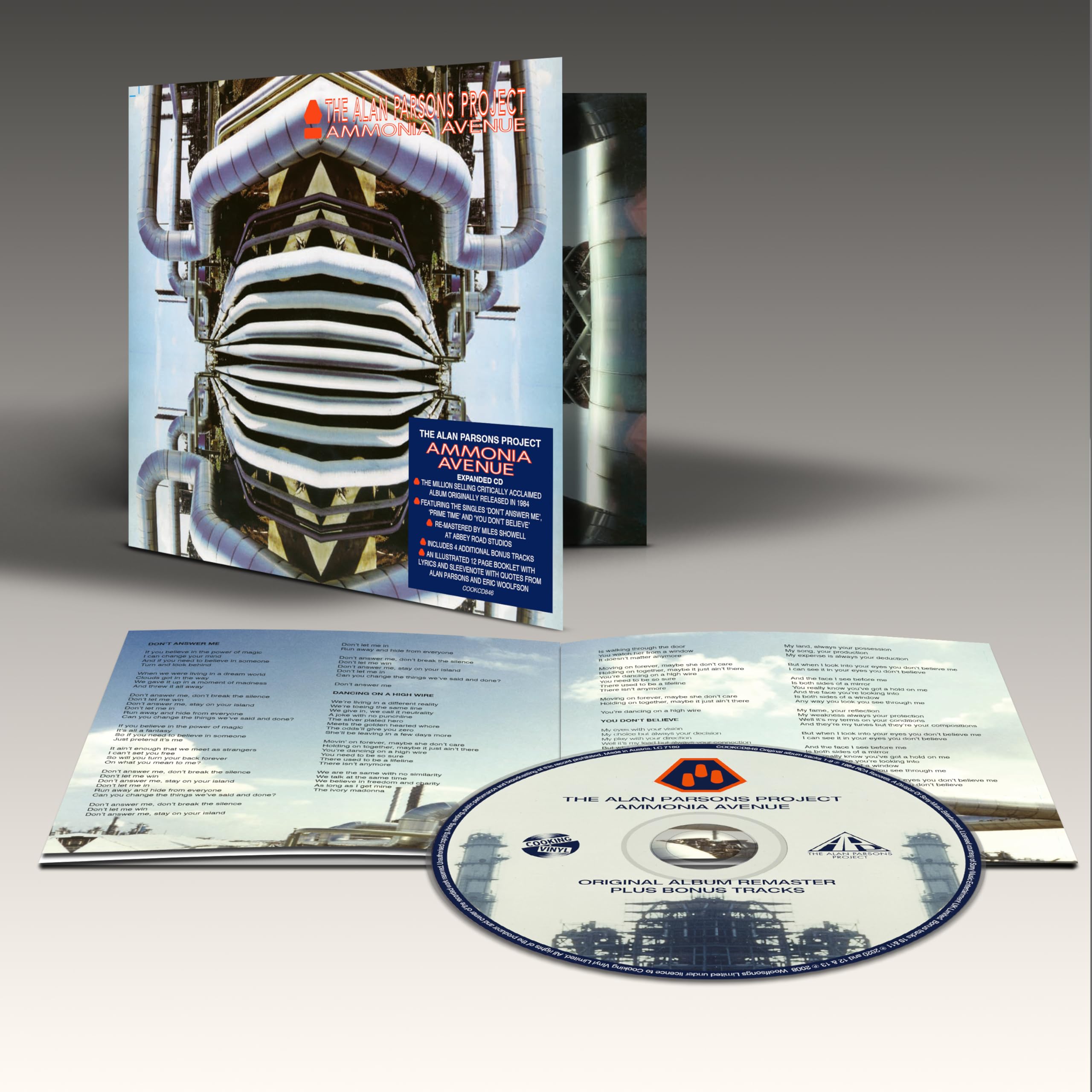 ALAN PARSONS PROJECT - Ammonia Avenue [Abbey Road Remastered Expanded Deluxe Edition CD] 1