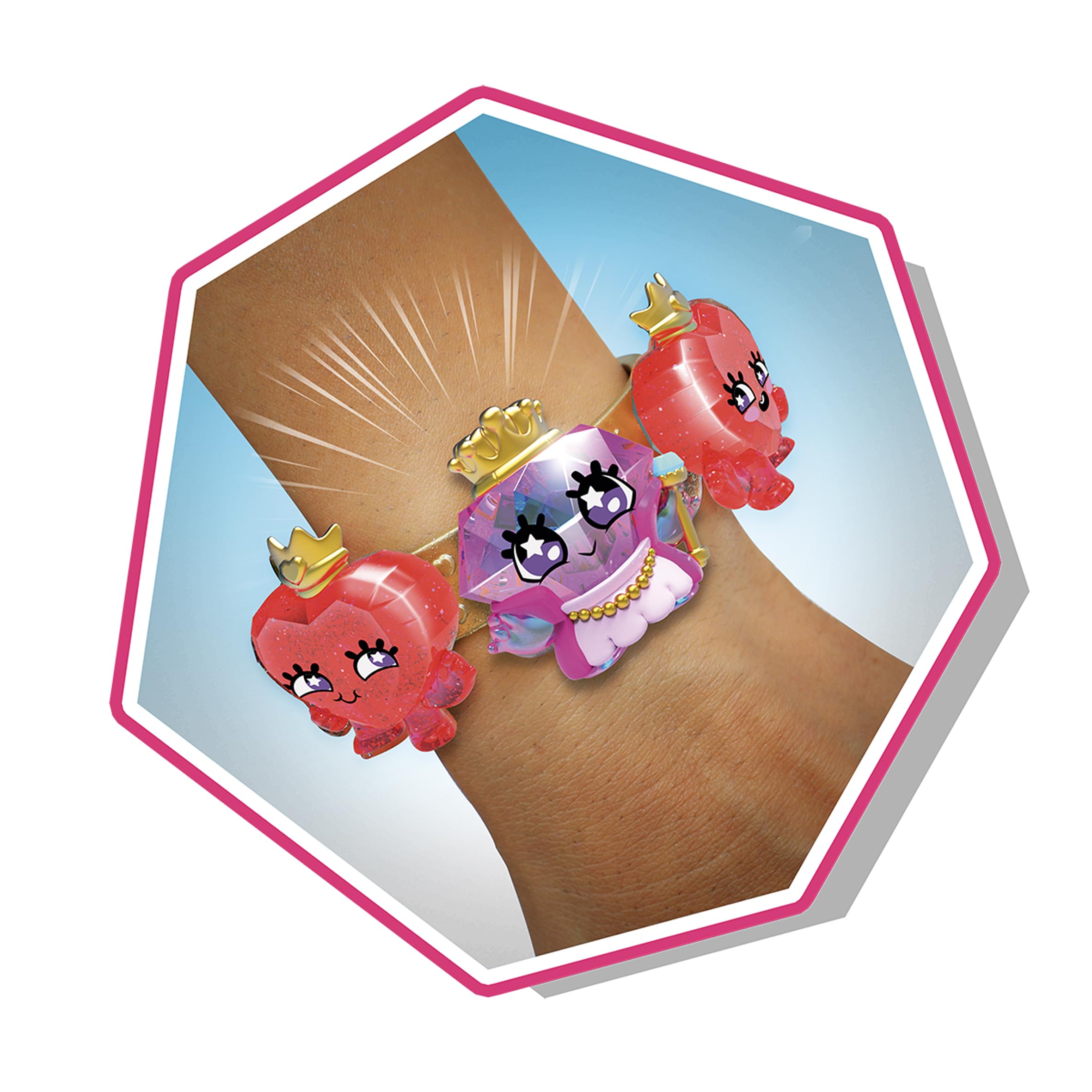 Bandai Pinky Promise The Royals 12 Pack - Gemmy Friends Collectible Set with Bracelet & Hair Clip 20