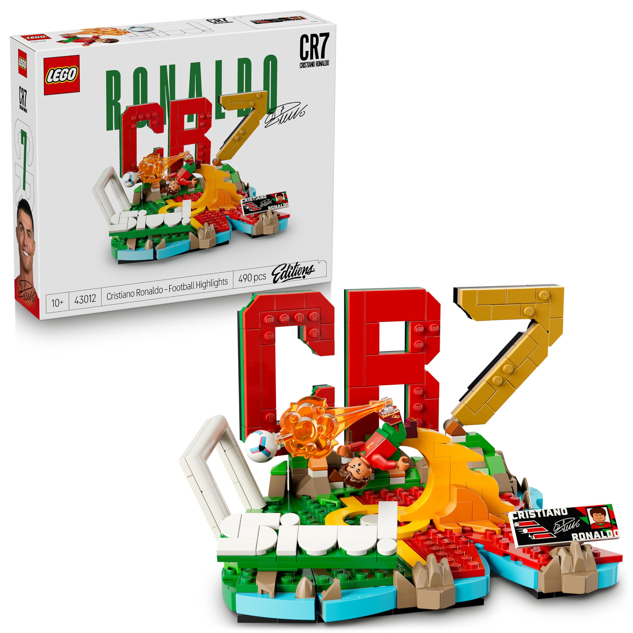 LEGO Editions Cristiano Ronaldo – Football Highlights Building Set | Model 43012 | Ages 10+ 1