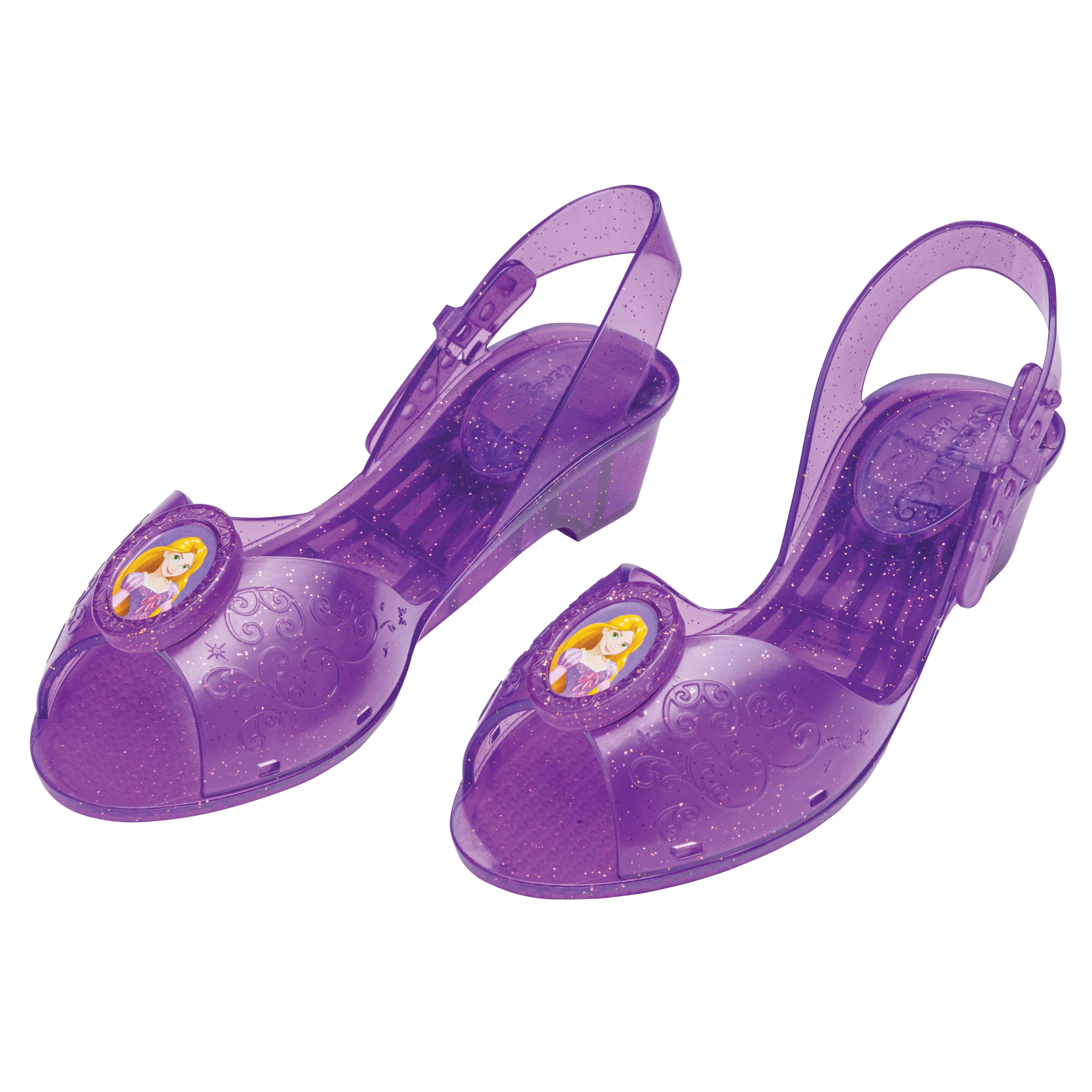 Disguise Disney Princess Rapunzel Jelly Shoes for Kids - Official Licensed Footwear | One Size