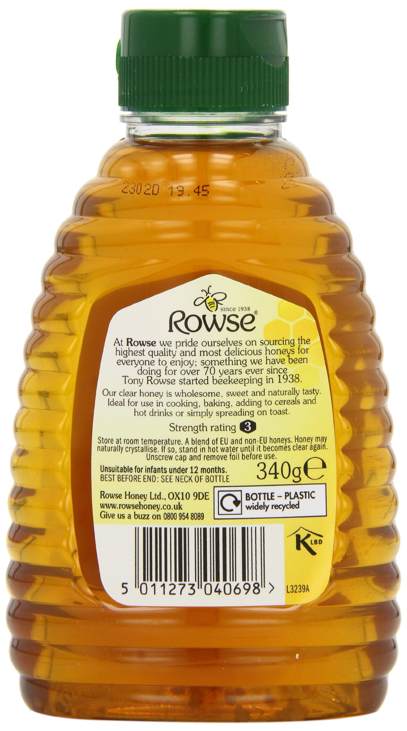 Rowse Squeezable Everyday Honey - 340g Liquid Form | 6 Pack 3