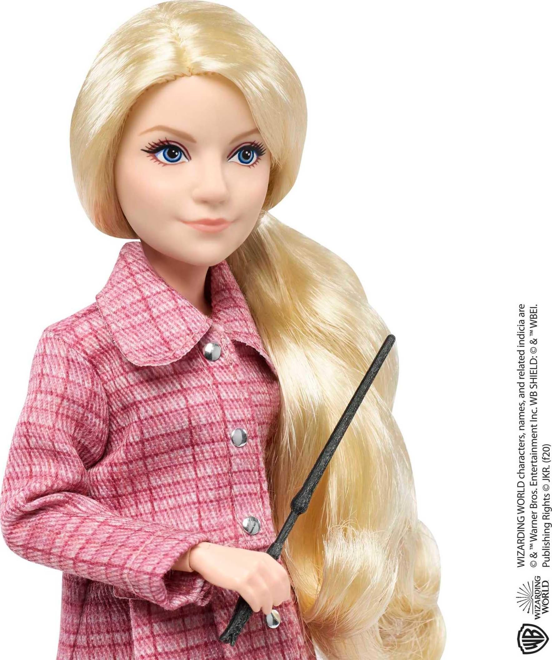 Harry Potter Luna Lovegood Collectible Doll - 10-inch Poseable Figure with Quibbler, Spectrespecs & Wand, Ages 6+ 3