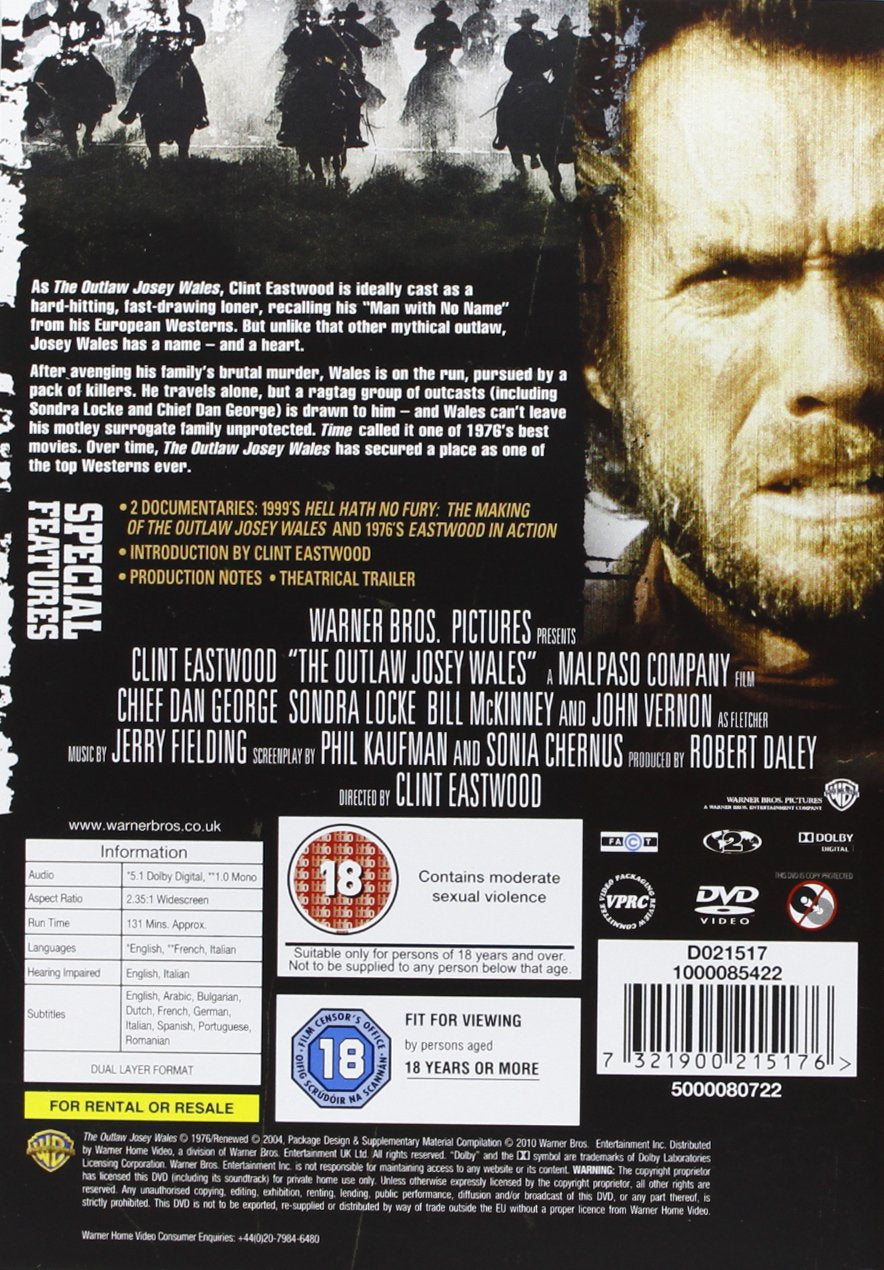 The Outlaw Josey Wales [DVD] 2