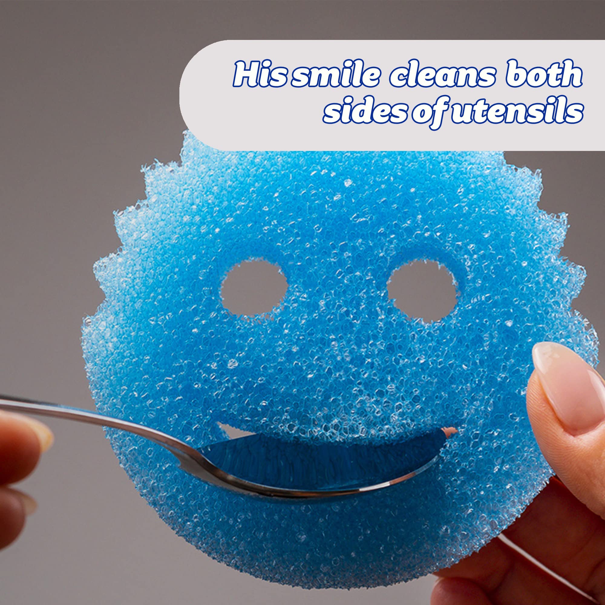 Scrub Daddy FlexTexture Kitchen Sponges - Temperature Controlled, Non-Scratch, Odor Resistant | 2 Pack 4