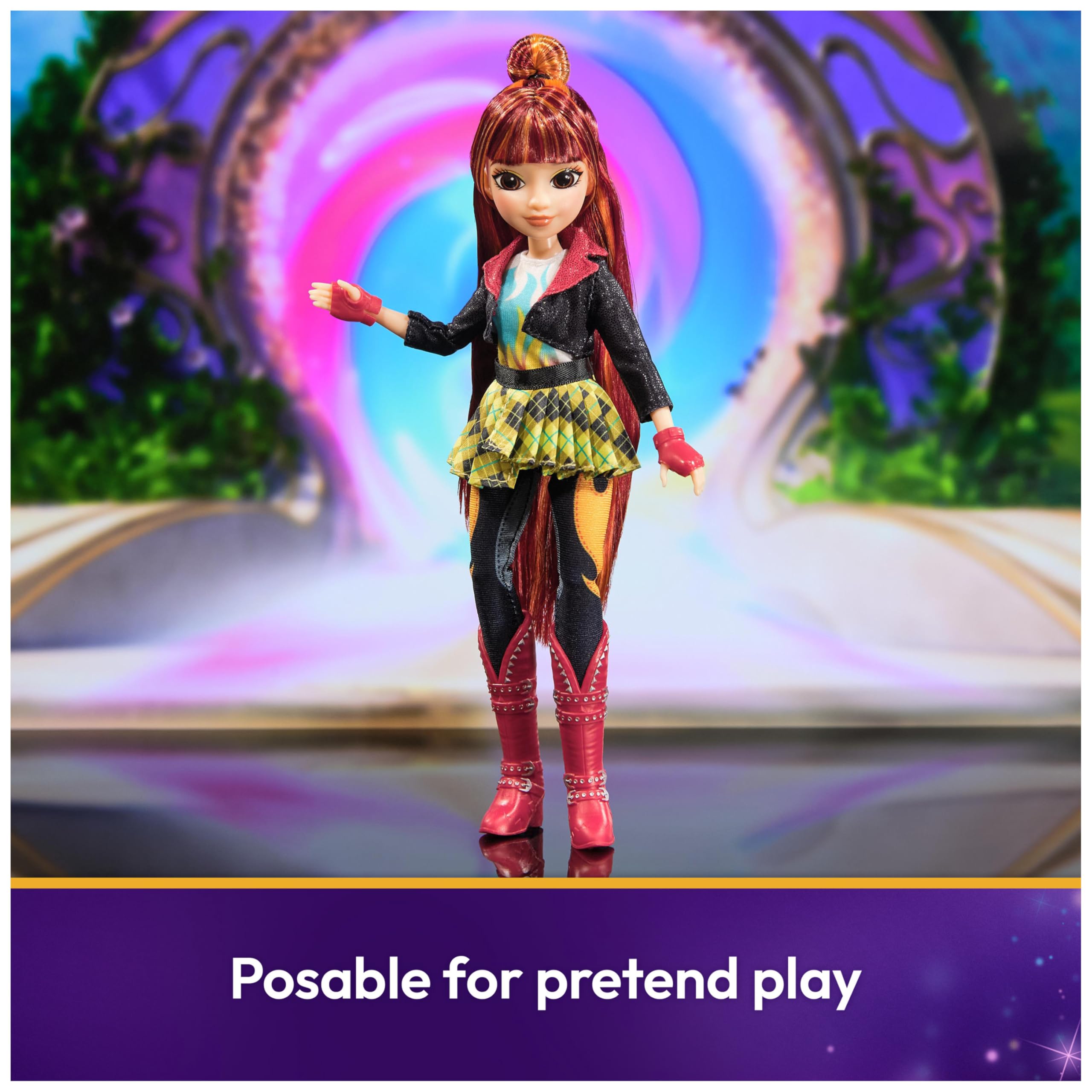 Unicorn Academy Valentina Doll - 24cm with Highlighted Hair & 5 Fashion Accessories 14