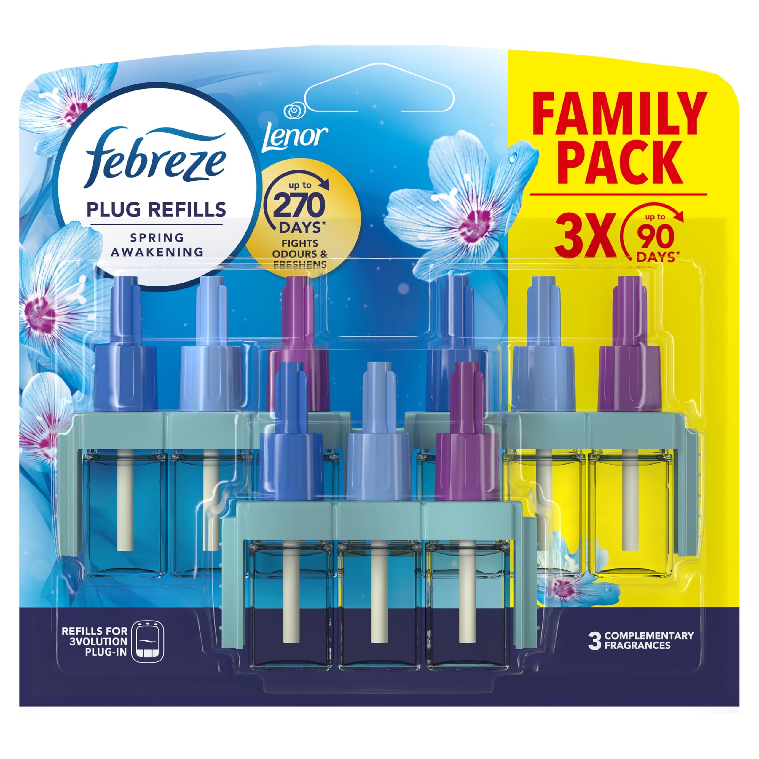 Febreze 3Volution Air Freshener Plug In Refill - Spring Awakening (3x20ML) 10