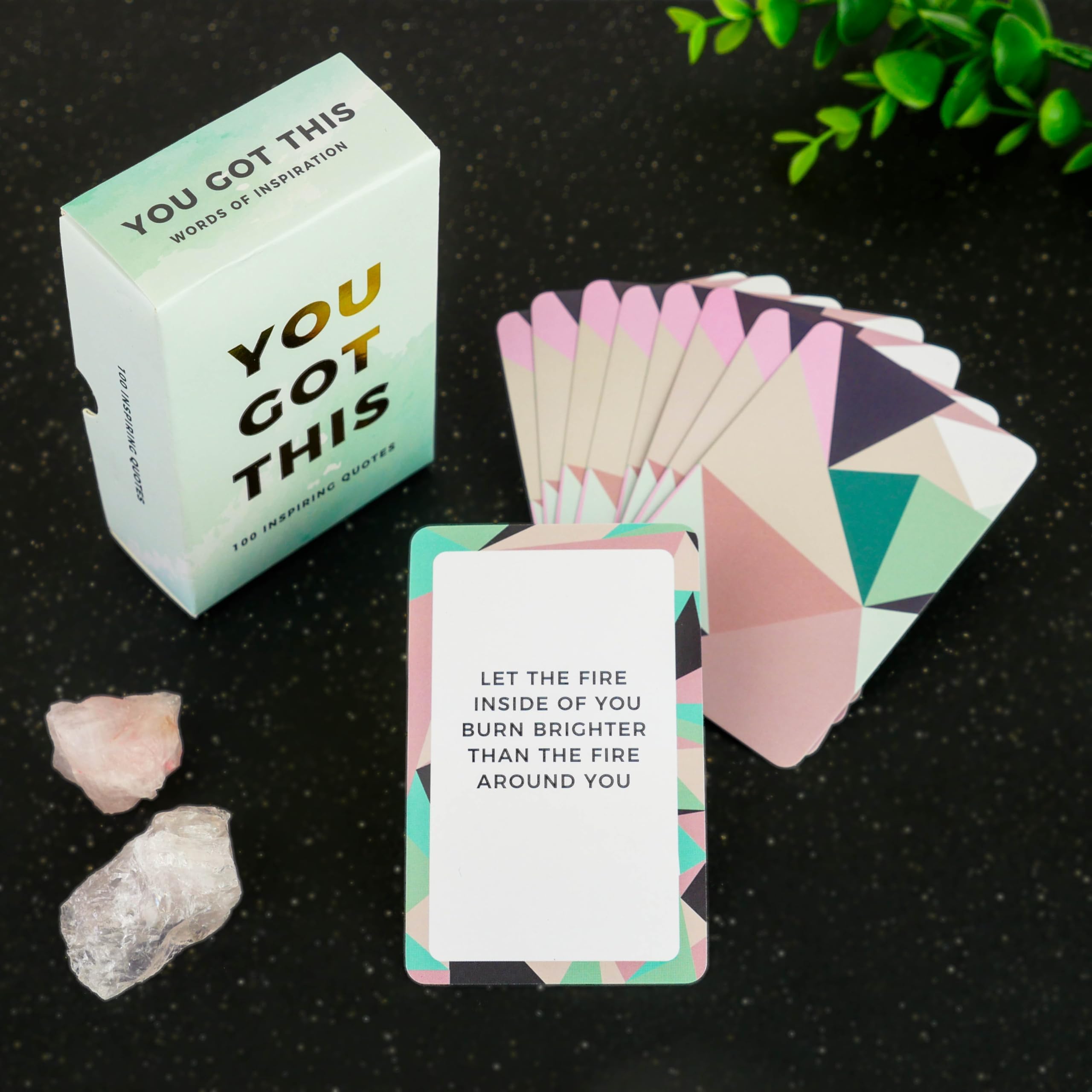 Gift Republic You Got This Inspirational Quotes Cards | 100 Count | Multicolor